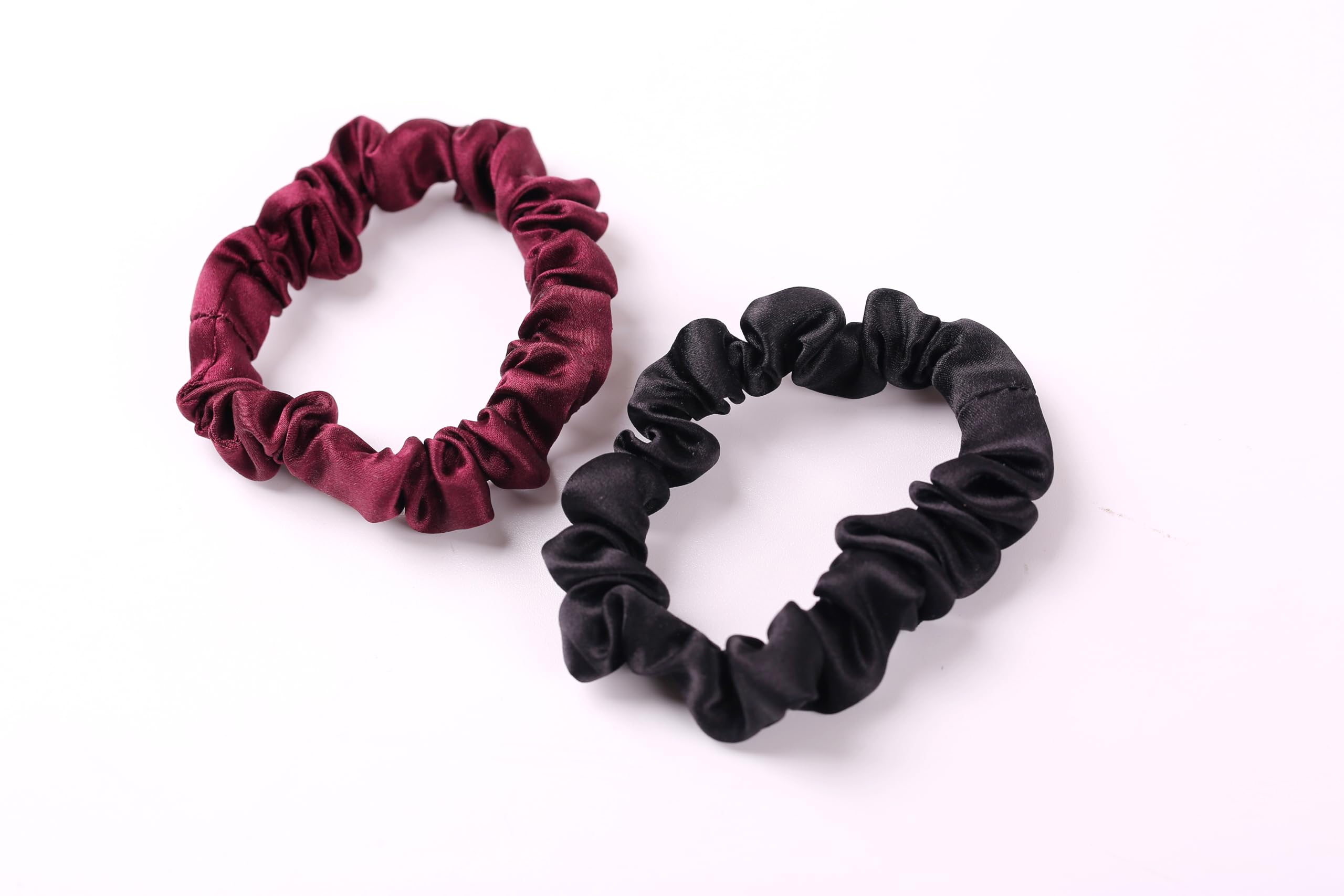 Elegant Mulberry Silk Hair Scrunchies