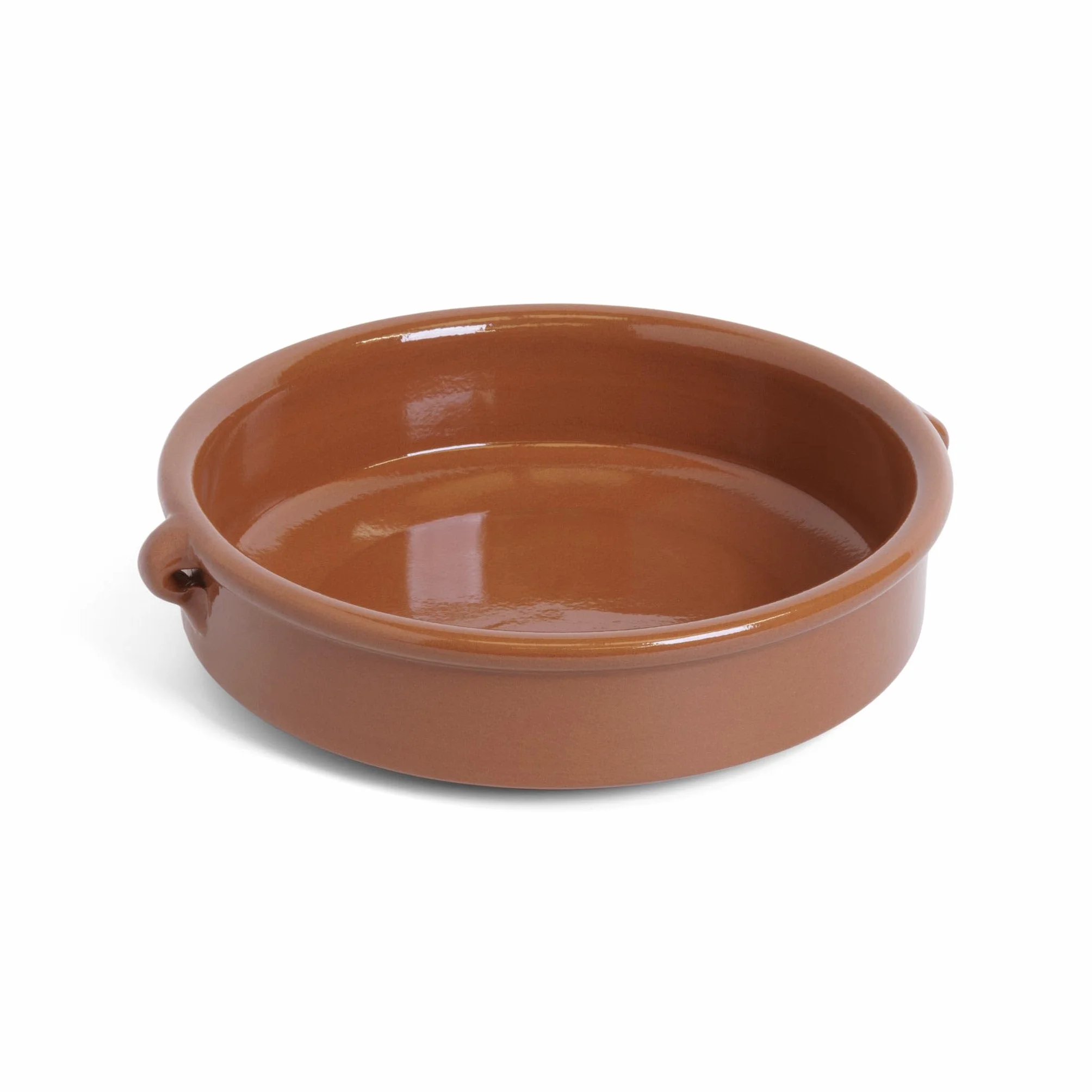 Tegame da Forno Rotondo in Terracotta, ø 20 cm, Colore Naturale