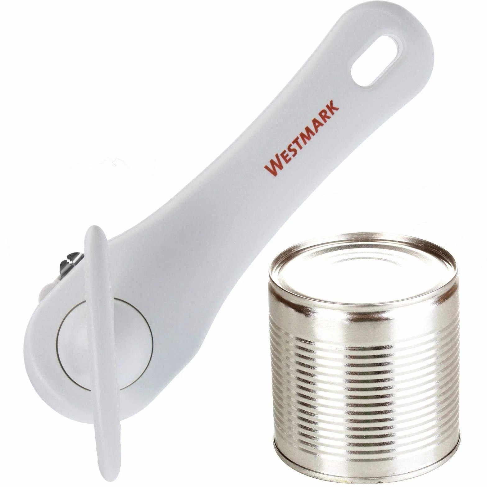 Westmark Apriscatole sicuro con pinza 18 cm Acciaio inox Plastica Bianco