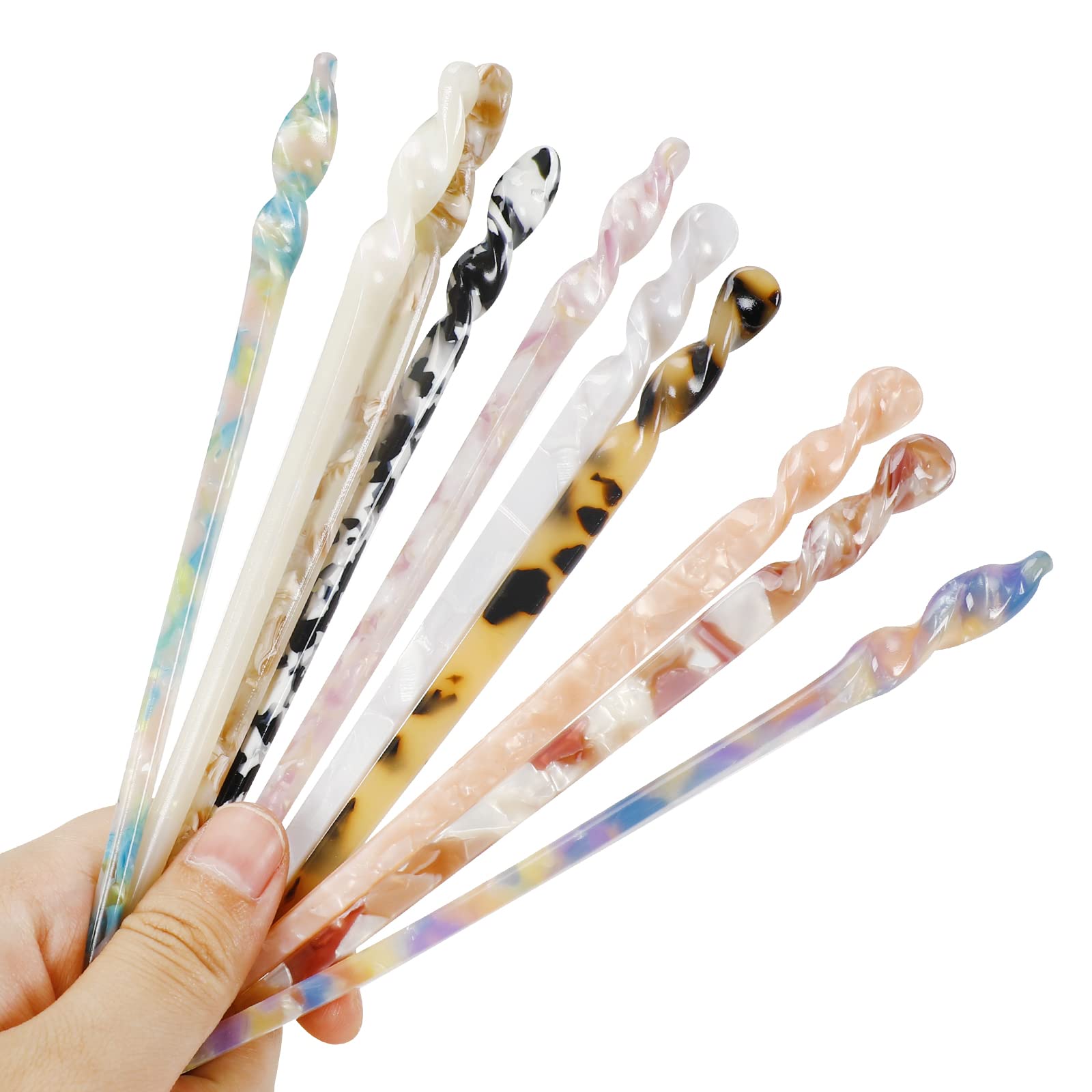 Vintage French Style Tortoise Hair Forks
