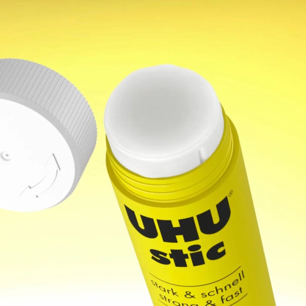 UHU Stic standard, colla per bambini, sicura da usare per i lavoretti, adatta per la scuola, l'ufficio, l'università, 24 x 8.2g