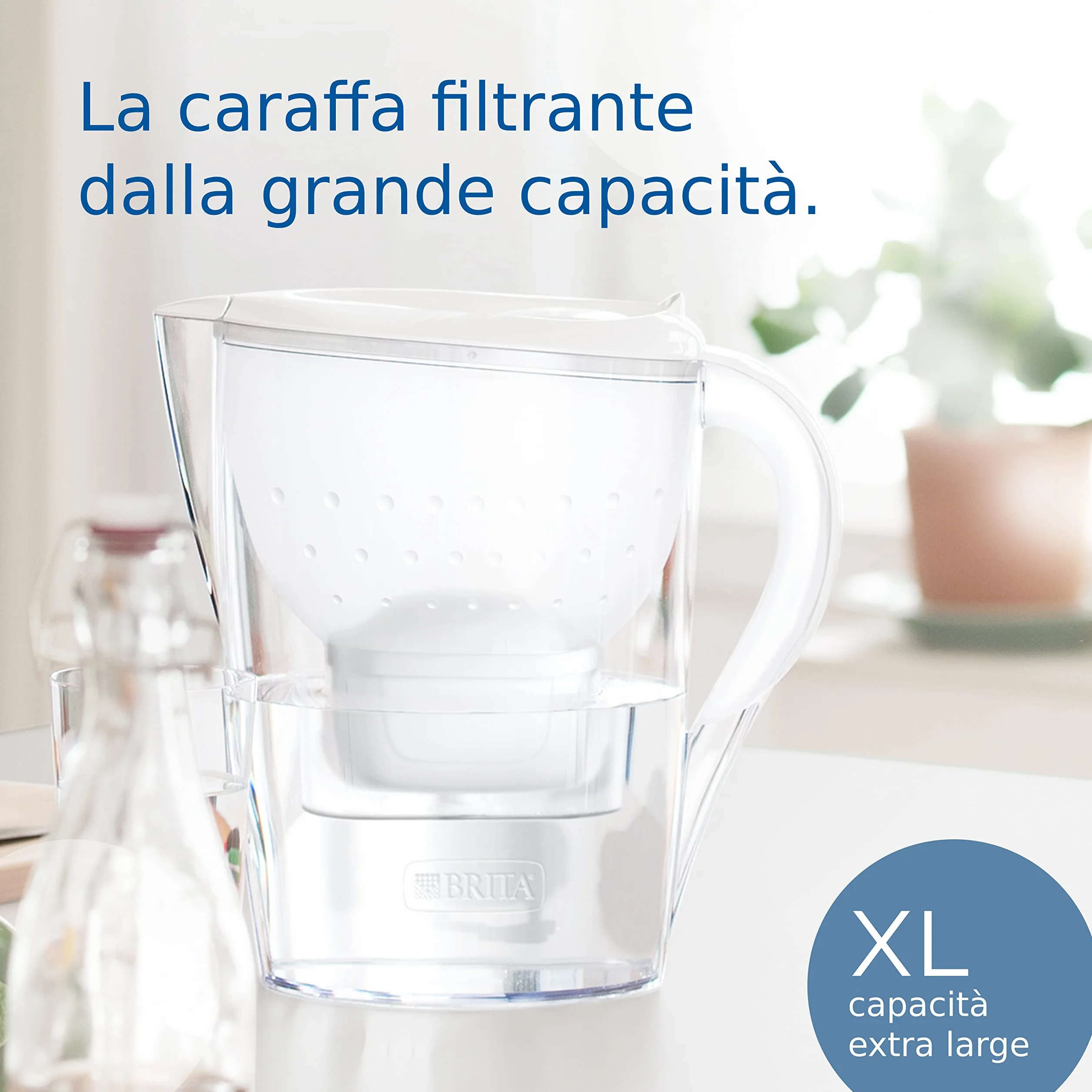 BRITA Marella XL Caraffa Filtrante Acqua 3.5L con Filtro MAXTRA PRO All-in-1