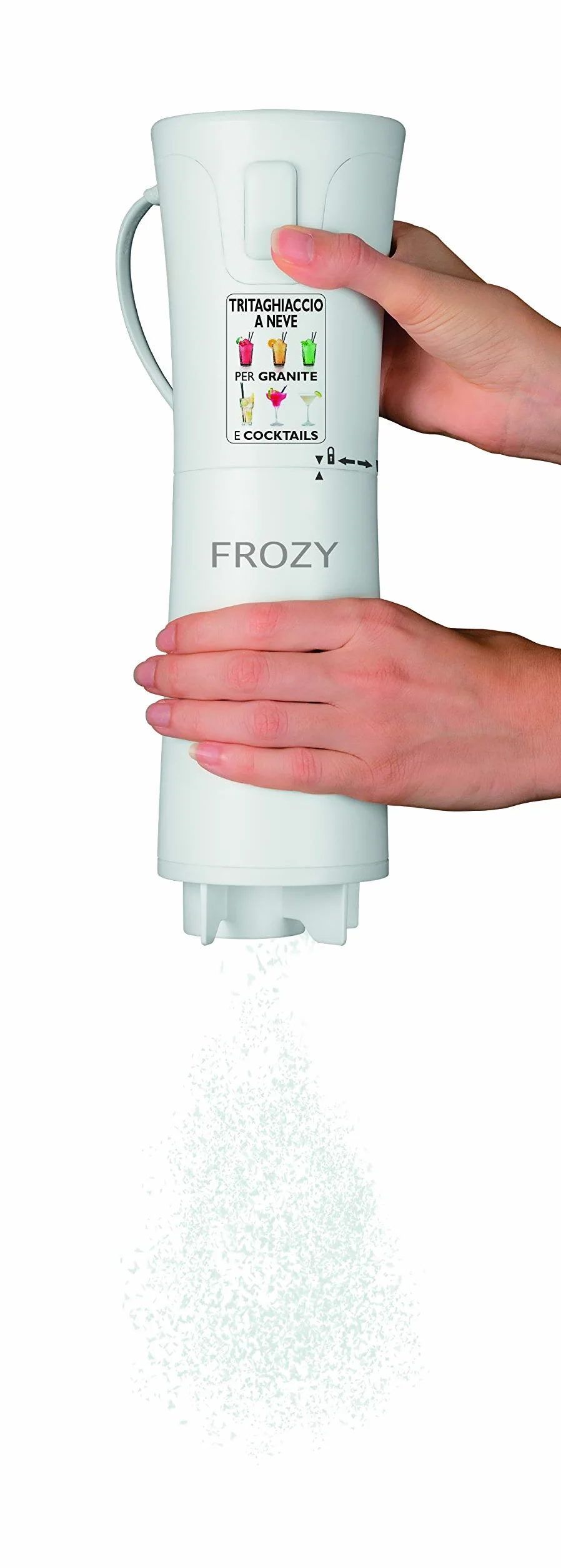 Macom Just Kitchen 861 Frozy Ice Crusher Tritaghiacchio Elettrico 30 W Plastica Bianco
