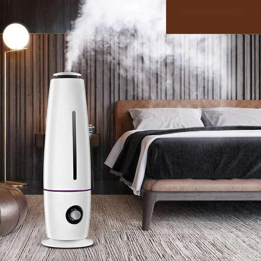 Umidificatore per Camera da Letto Purificazione di ioni Negativi Uso Domestico Ultra Silenzioso Smart Onda supersonica Cameretta per Bambini Ufficio Adatto per Naso, Occhi e Pelle (Macchine