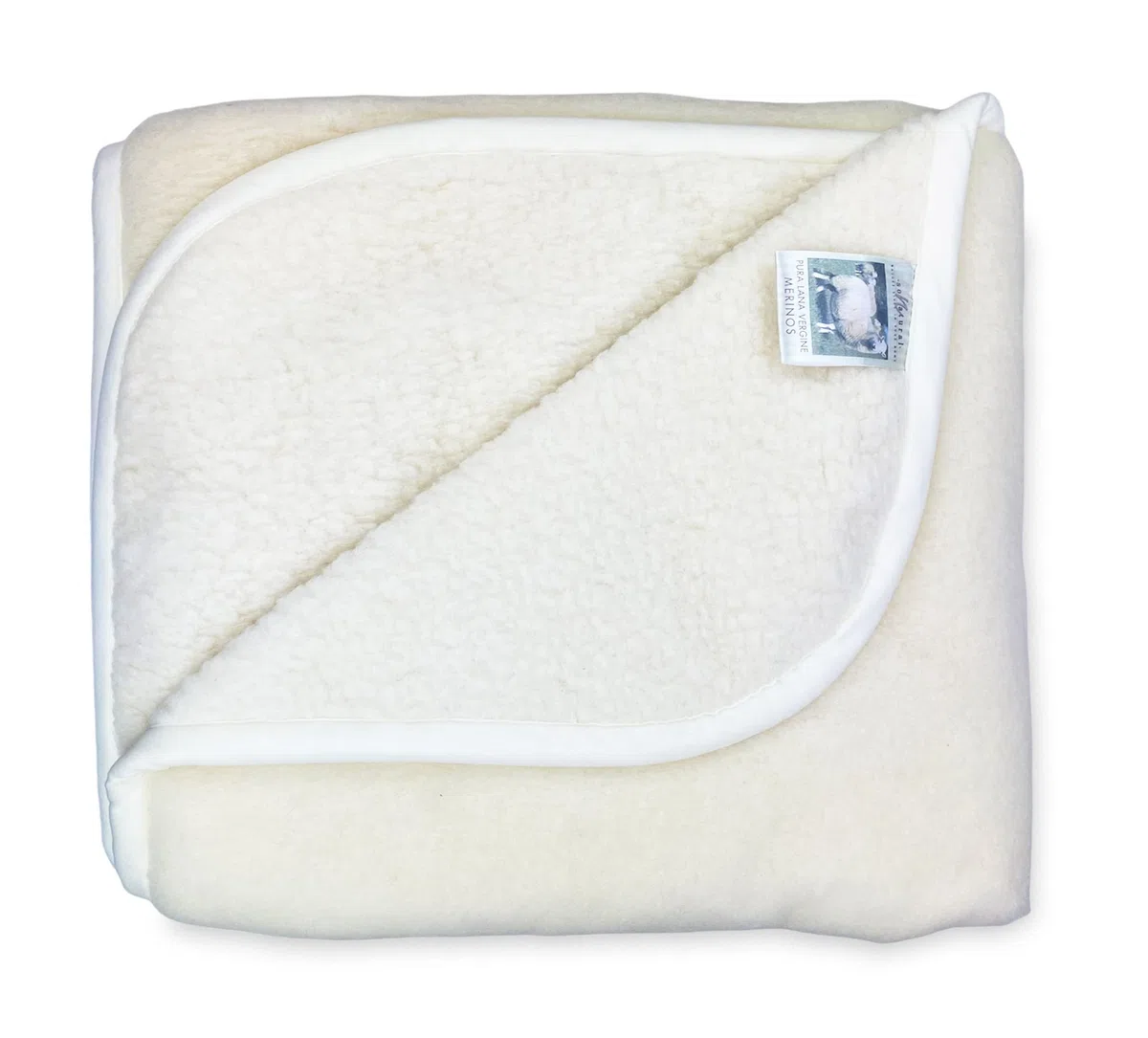 Tex family Coperta Mary in Vera Lana Merinos 1000 gr. Pura Lana Vergine - 2 PIAZZE - Cm. 250x230