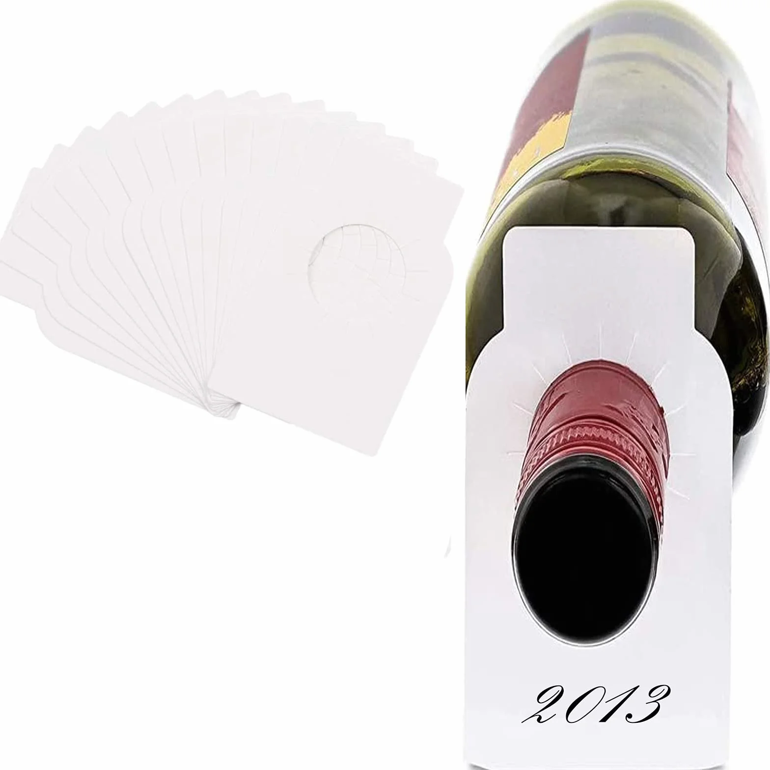 200 Pezzi Etichette per Bottiglie, Etichette per Bottiglie di Cantina, Etichette di Vino Etichettatrice, per Cantina/Appassionato di Vino/Collezionista