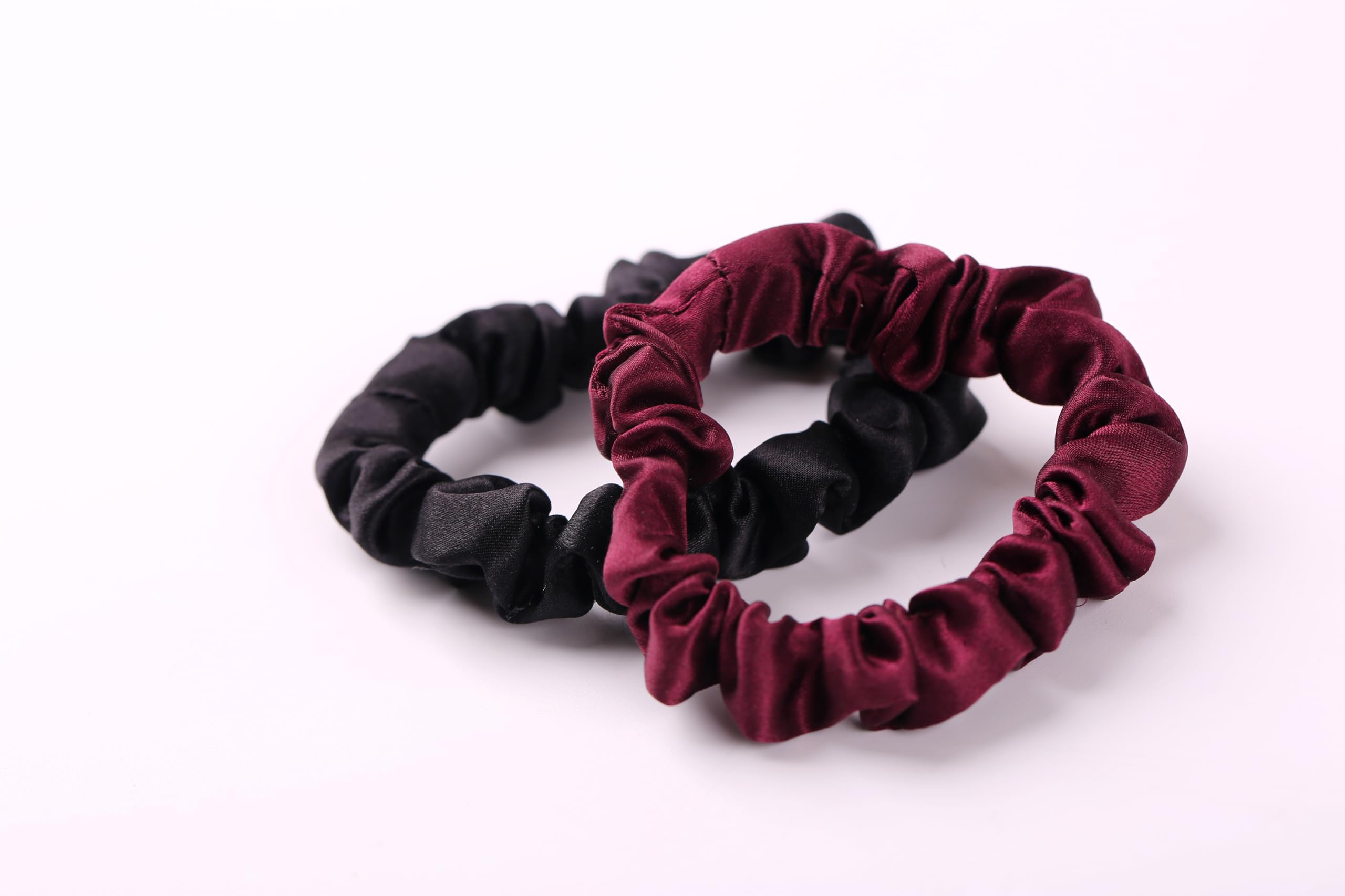 Elegant Mulberry Silk Hair Scrunchies