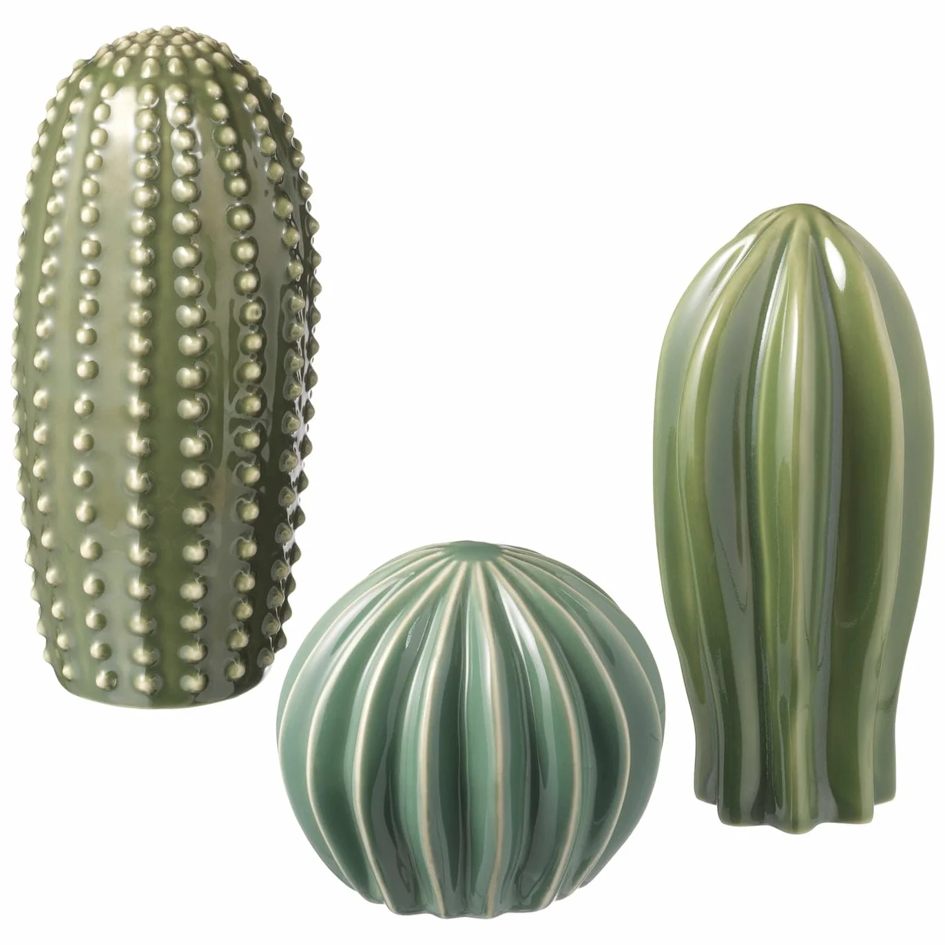 IKEA.. SJÄLSLIGT - Set di 3 decorazioni verdi