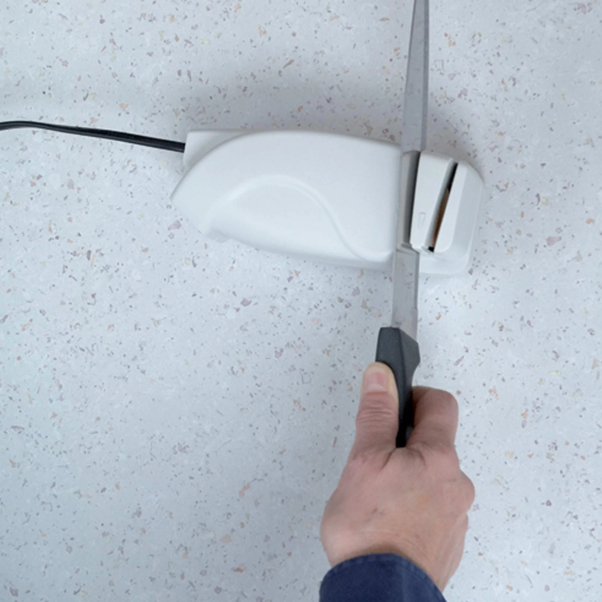Ribimex Affilacoltelli Elettrico 40W 34mm PRS35 Affilatore per Coltelli e Forbici