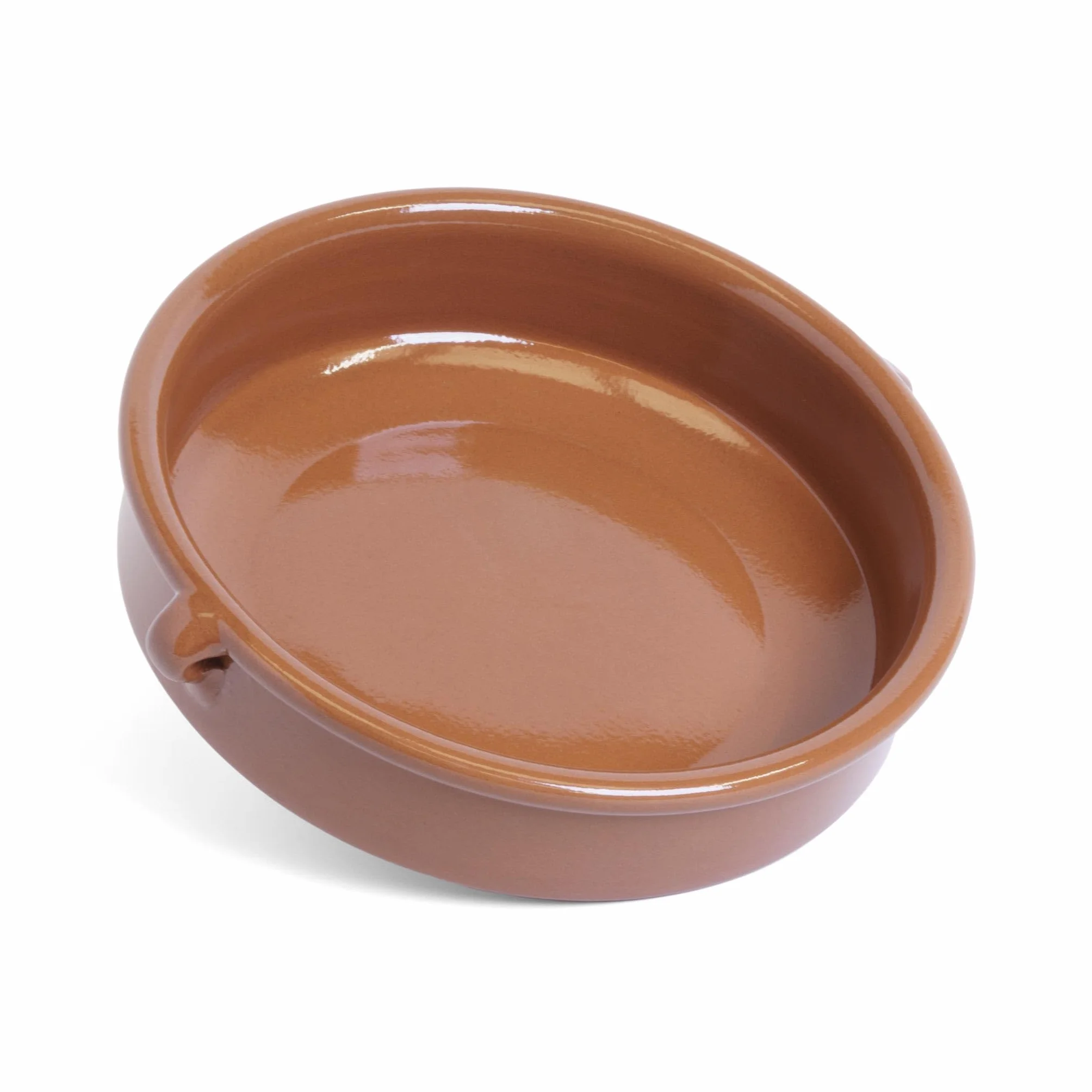 Tegame da Forno Rotondo in Terracotta, ø 20 cm, Colore Naturale