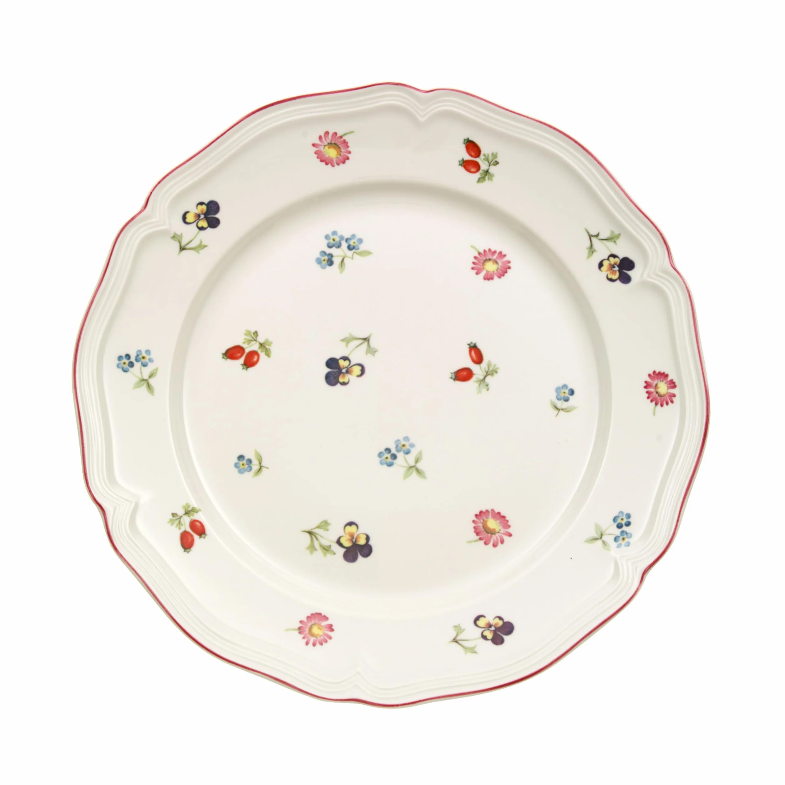 Villeroy & Boch, Petite Fleur Piatto da Dessert/Colazione Bianco, Lavabile in Lavastoviglie, Adatto per Microonde, Piatto, Ceramica, Stoviglie, Porcellana Premium