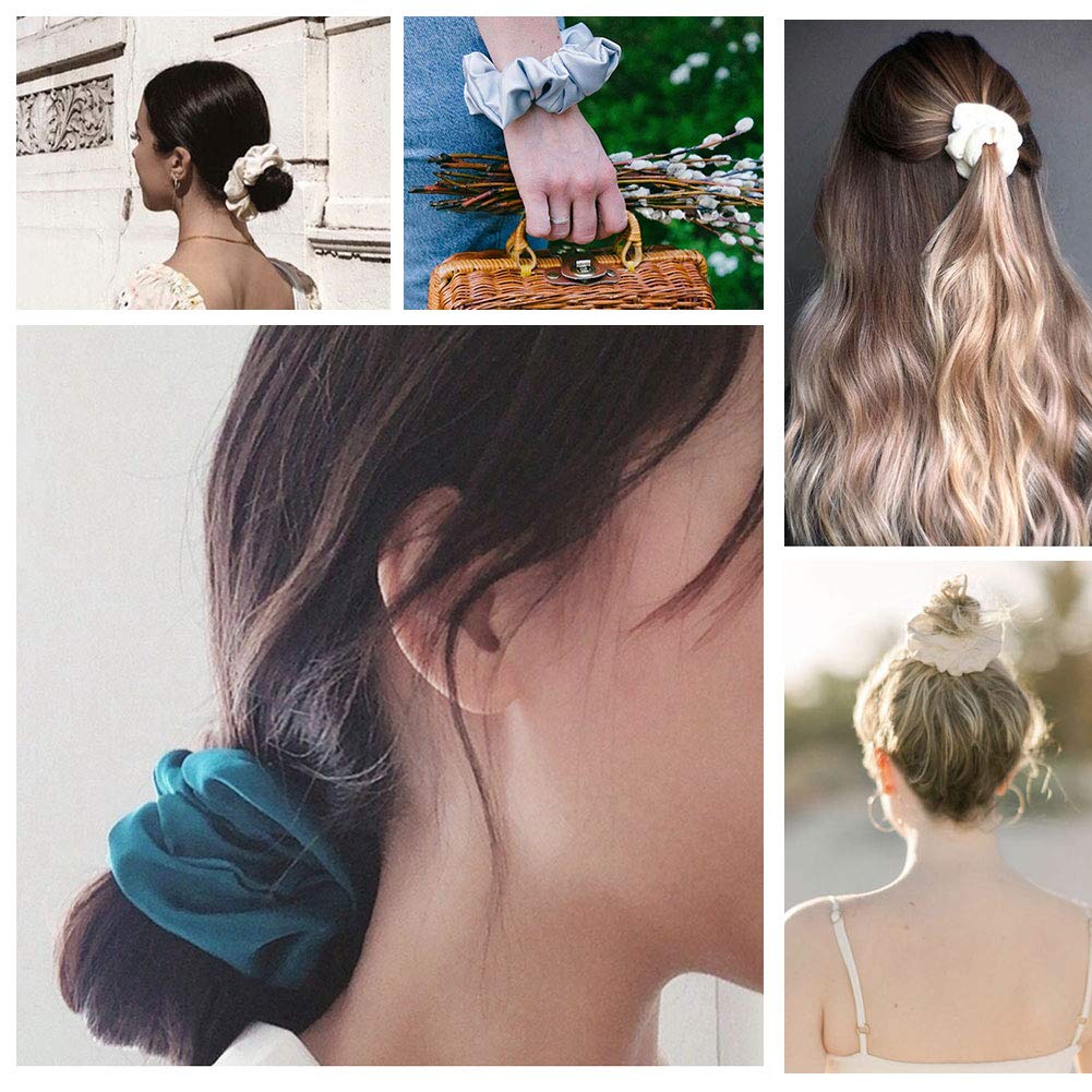 Pure Silk Hair Scrunchies