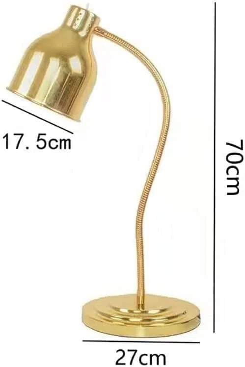Riscaldamento rapido Lampada riscaldante for Alimenti da Ristorante Indipendente(Gold)
