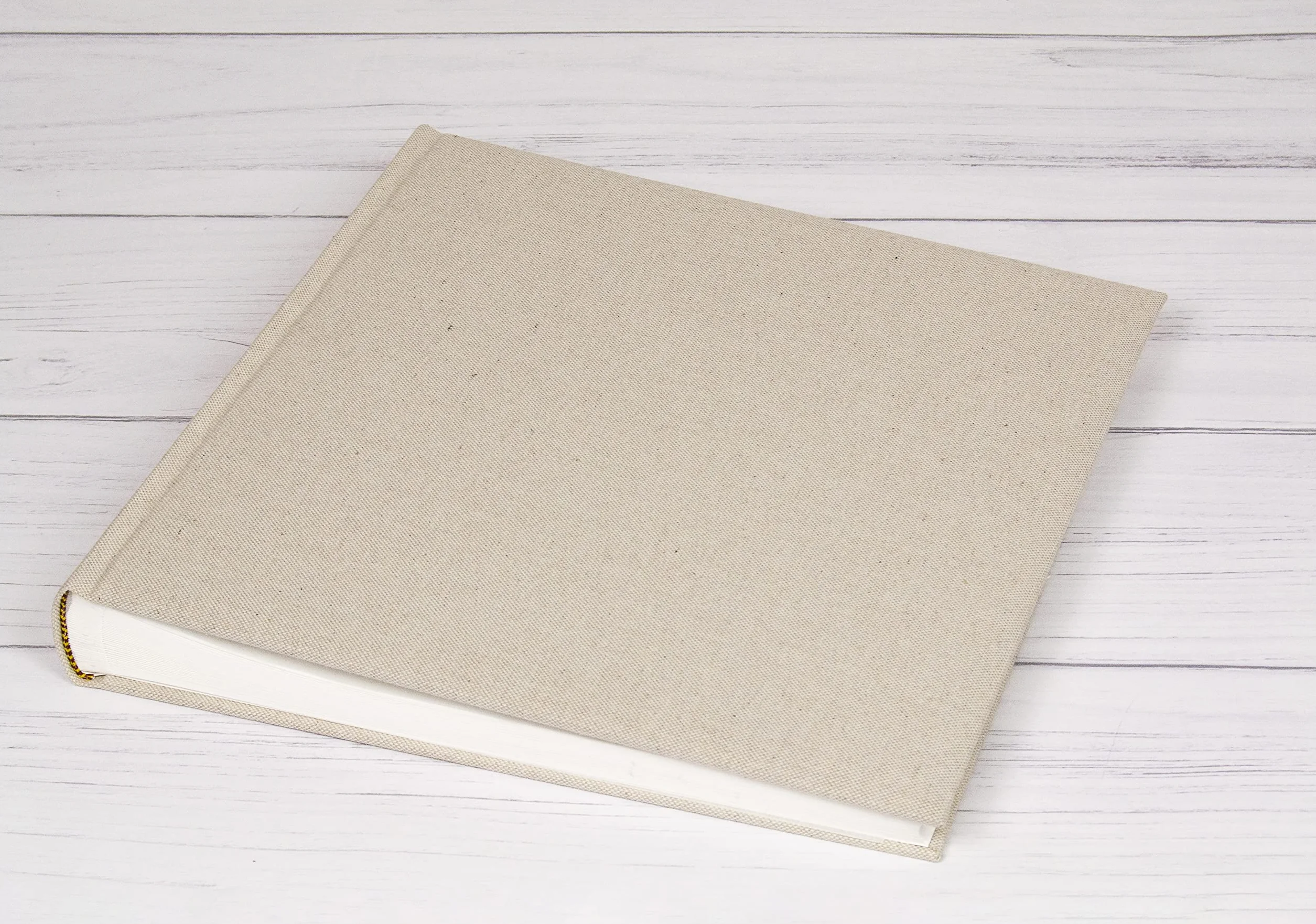 Mareli Album Fotografico 31x31 Lino 80 Pagine con Velina Ecru
