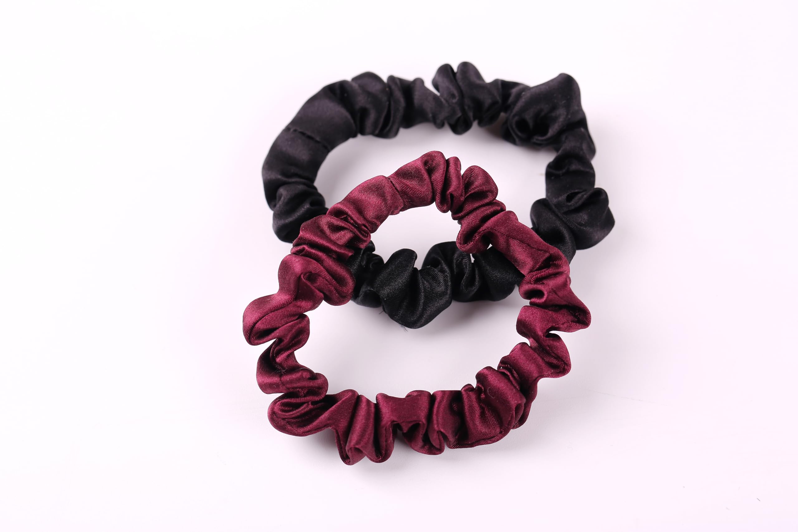 Elegant Mulberry Silk Hair Scrunchies