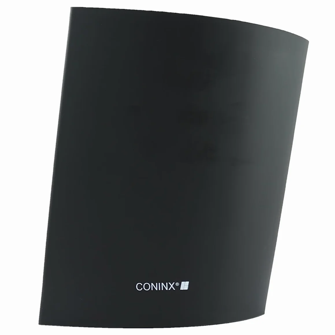Coninx Viro Ceppo Coltelli Nero Universale - Porta Coltelli Cucina - Recupera Spazio - Interno di Fibre di Plastica - 18.5 x 25.5 cm