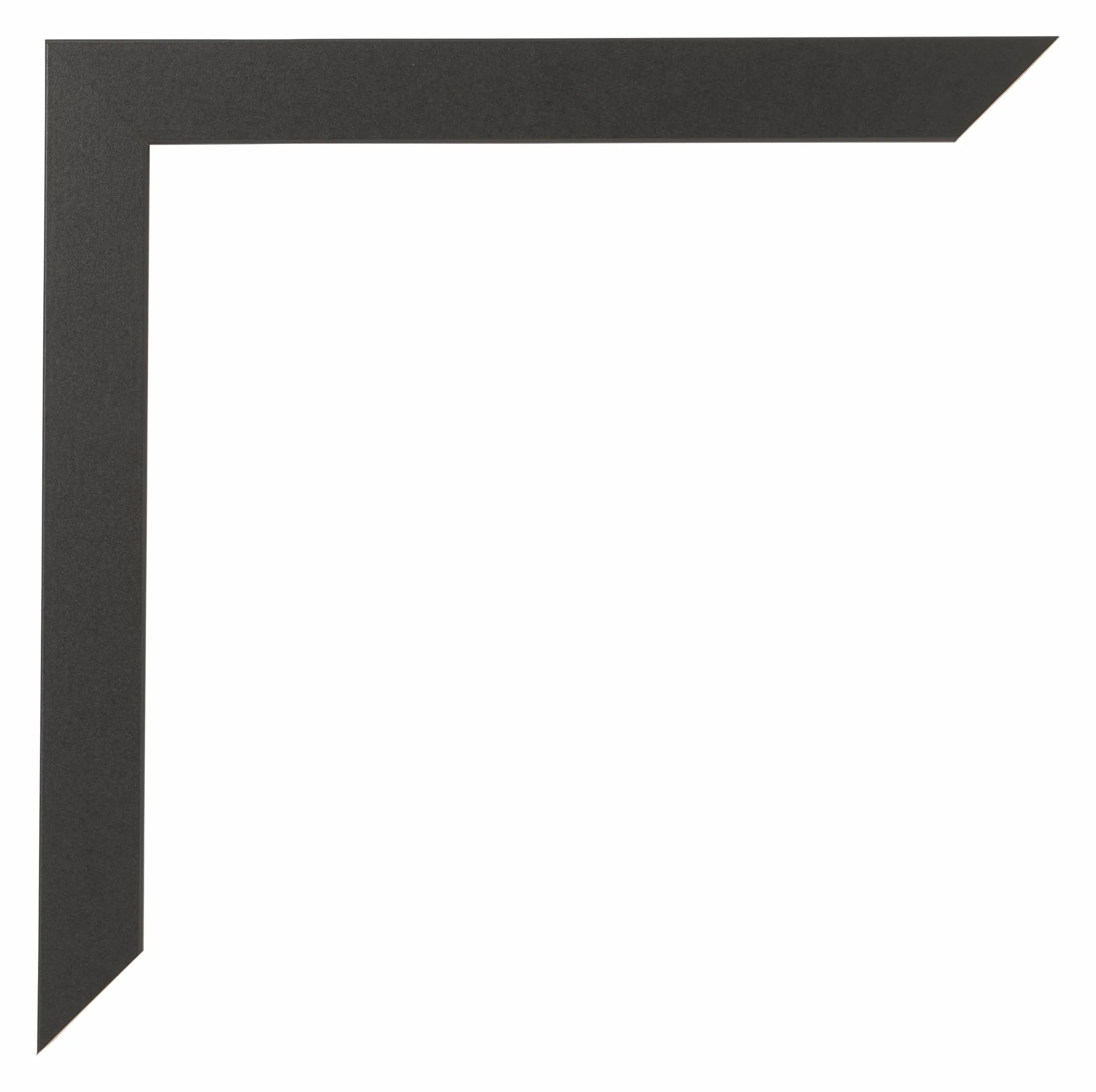 Cornice 42x60 cm - Nero Opaco - Cornice per foto in MDF con vetro plastico Antiriflesso - Cornice portafoto 42x60 cm - Benno