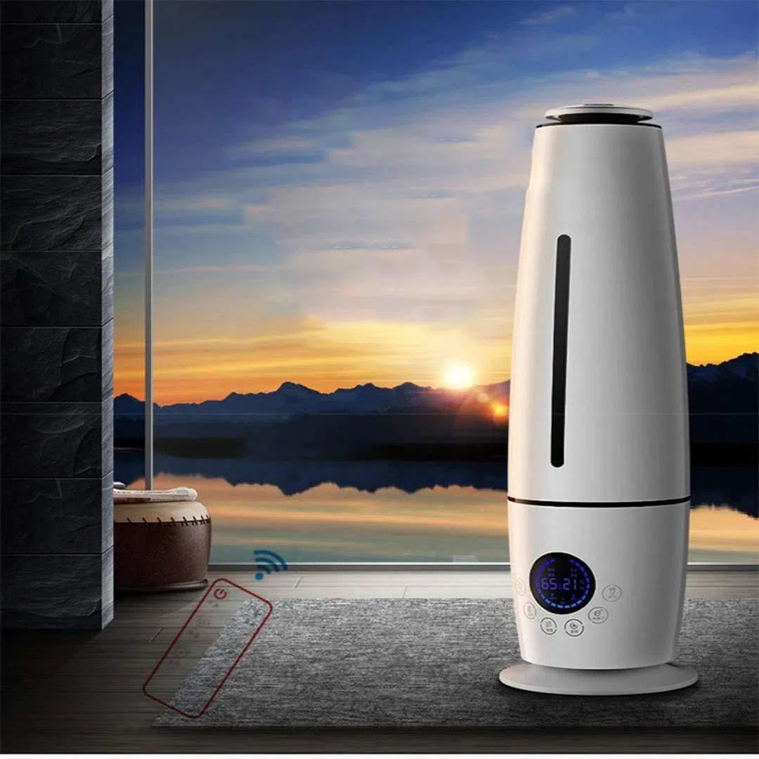 Umidificatore per Camera da Letto Purificazione di ioni Negativi Uso Domestico Ultra Silenzioso Smart Onda supersonica Cameretta per Bambini Ufficio Adatto per Naso, Occhi e Pelle (Macchine