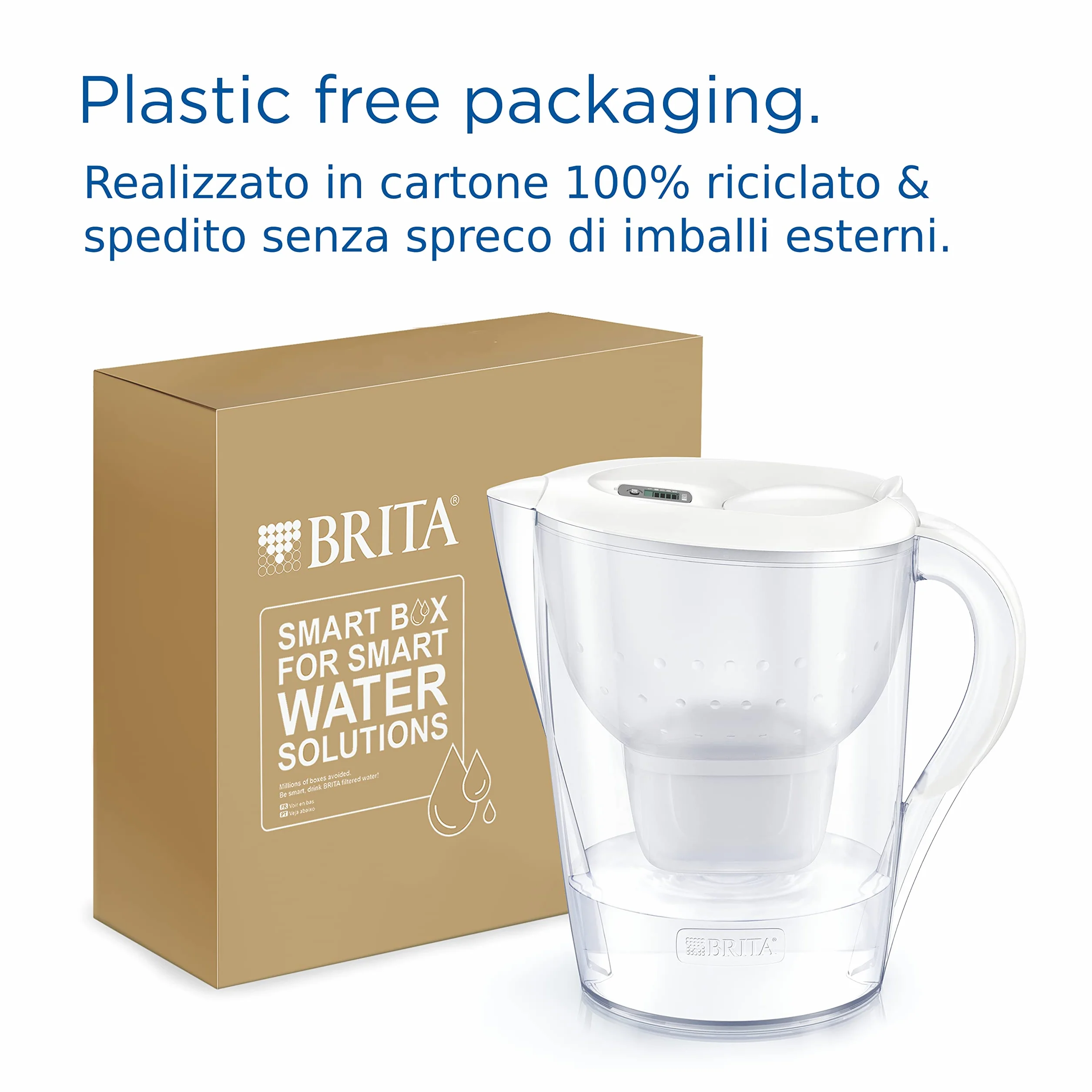 BRITA Marella XL Caraffa Filtrante Acqua 3.5L con Filtro MAXTRA PRO All-in-1