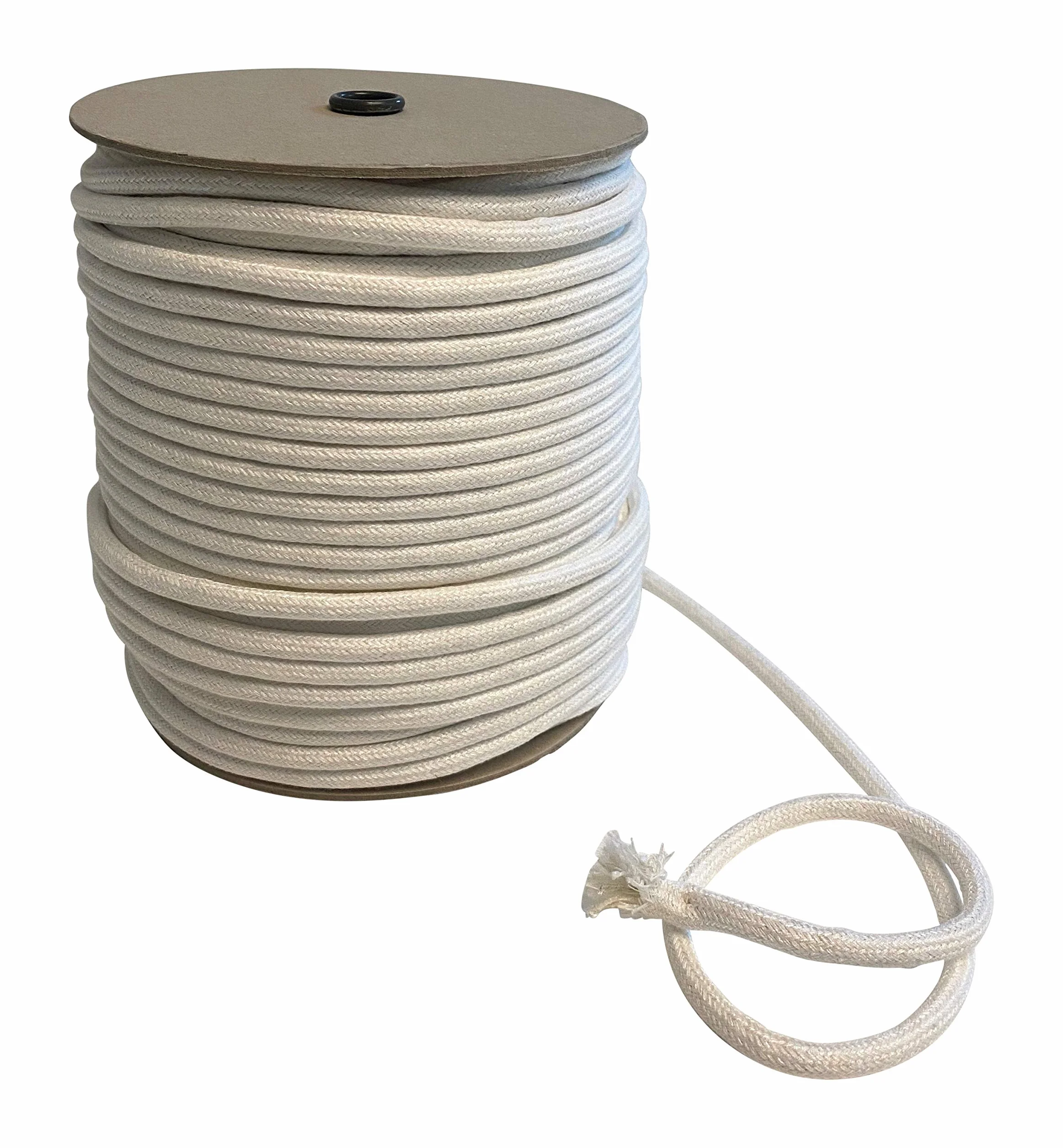 Corda di Cotone Macrame Naturale 8 mm x 100 Metri Rotolo