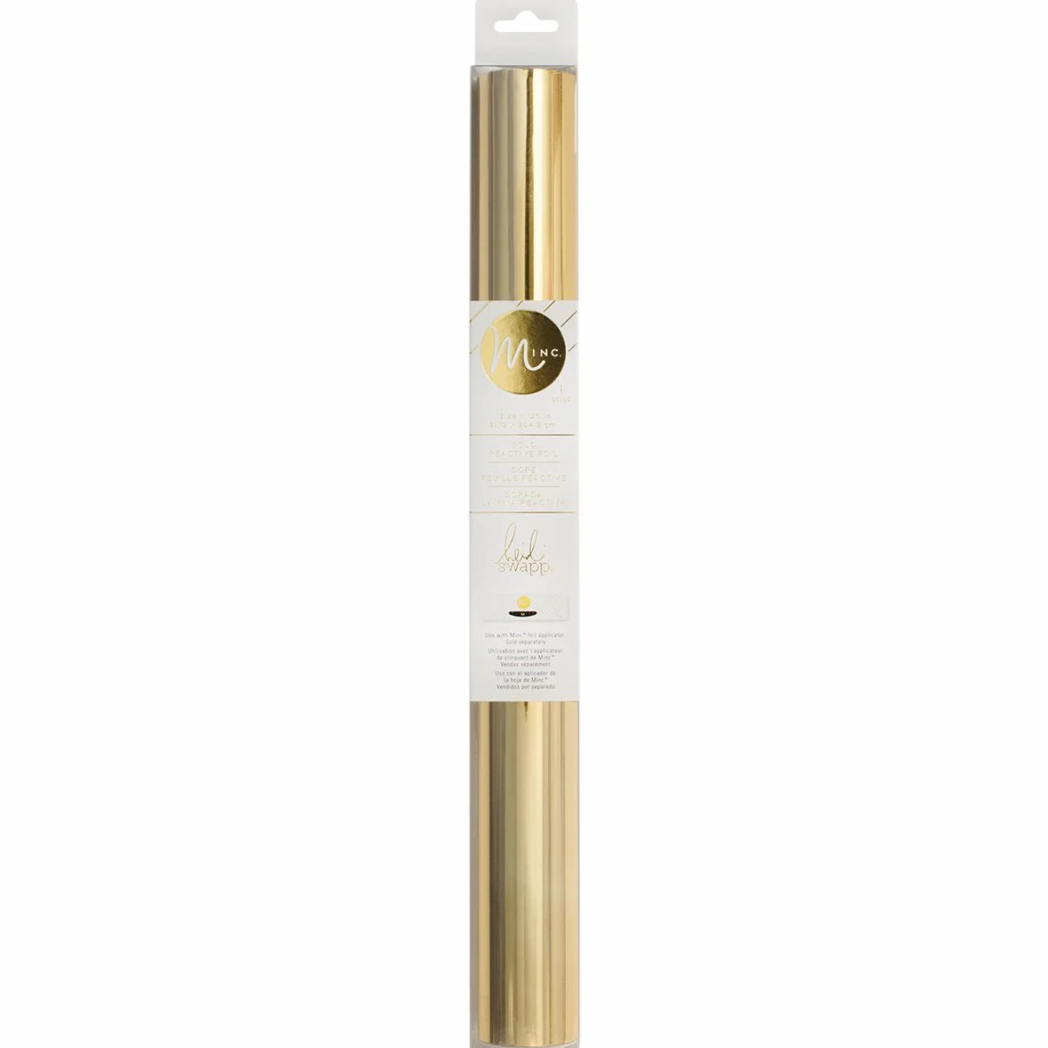 Heidi Swapp Minc Reactive Foil 12.25" X10' Roll-Gold