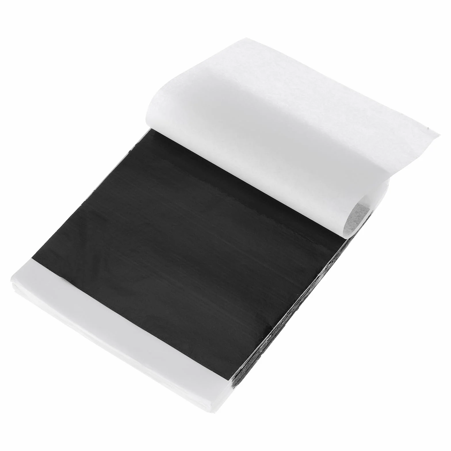QUARKZMAN 200pz Fogli Foglia d'Oro 14cm x 14cm Imitazione per Artigianato, Decorazioni Artistiche, Nero