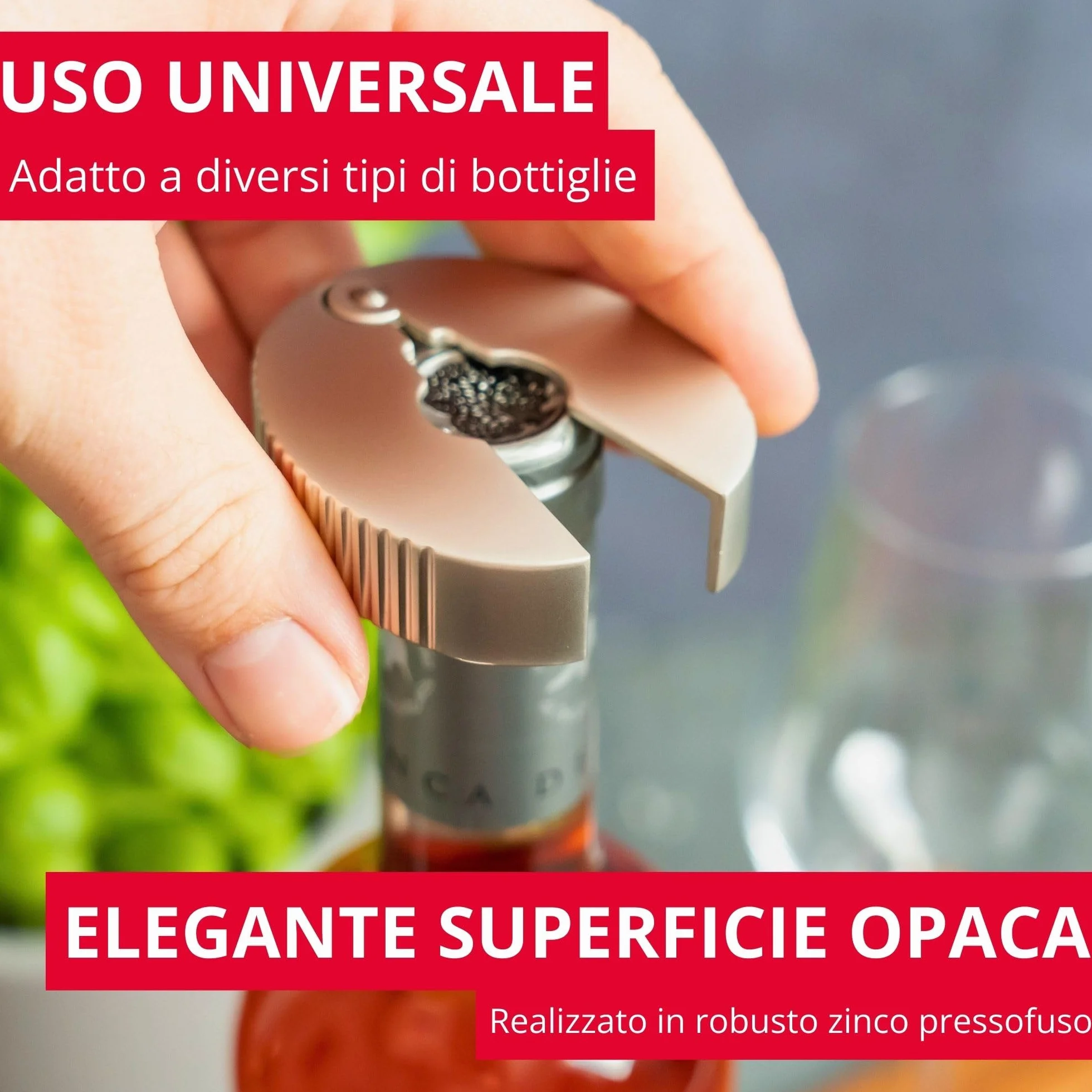 Westmark Taglia-capsule, Monopol Edition, zinco pressofuso, Mondo, finitura opaca, 62963380