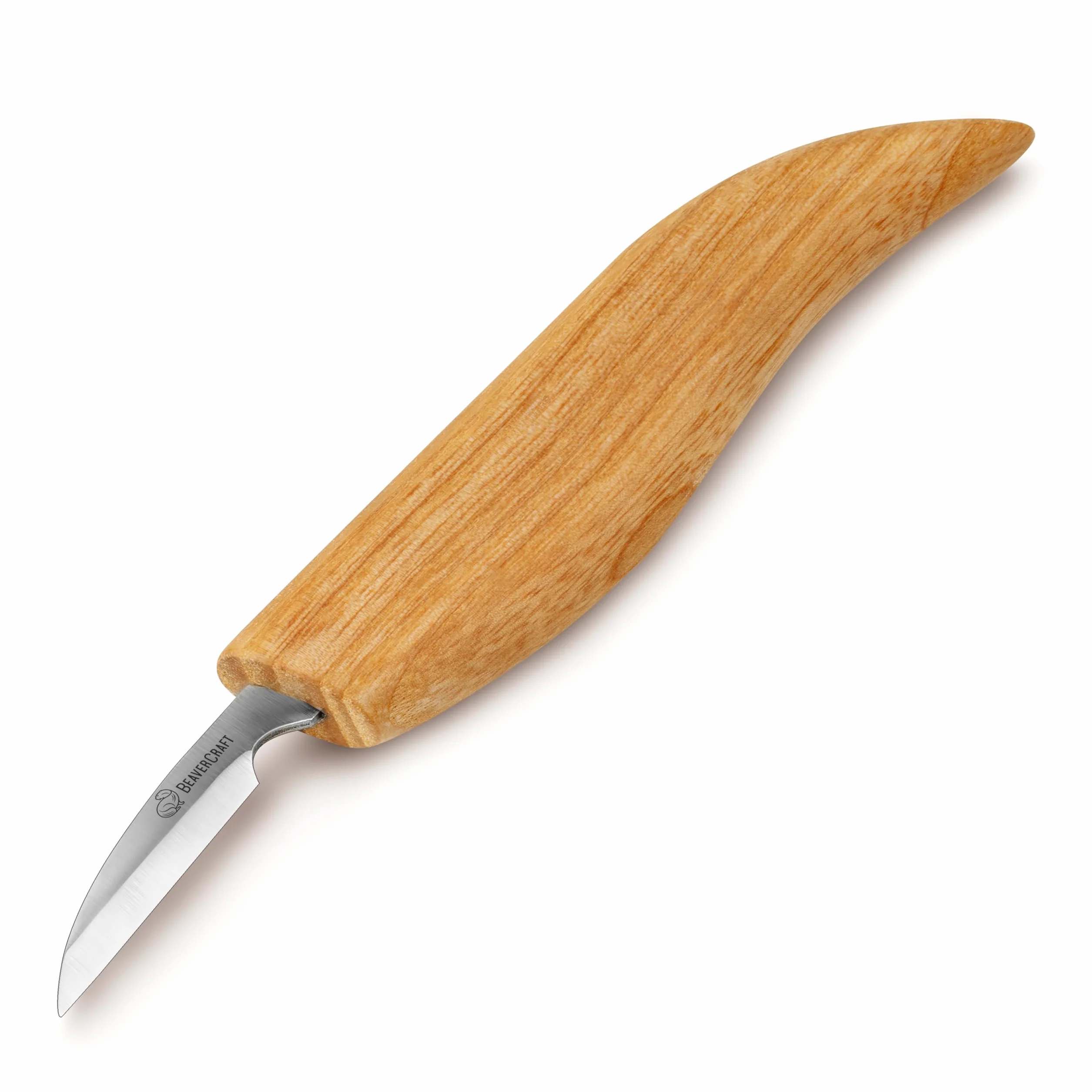 BeaverCraft C8 Coltello da Intaglio del Legno – Sloyd per Dettagli | Strumenti di Intaglio per Principianti e Bambini