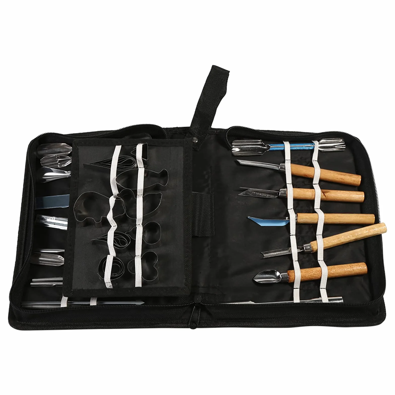 Set 46Pcs Carving Tools Kit Portatile Frutta Verdura Cibo Scalpello Prodotti da Taglio Cucina Coltello da Cucina Intaglio