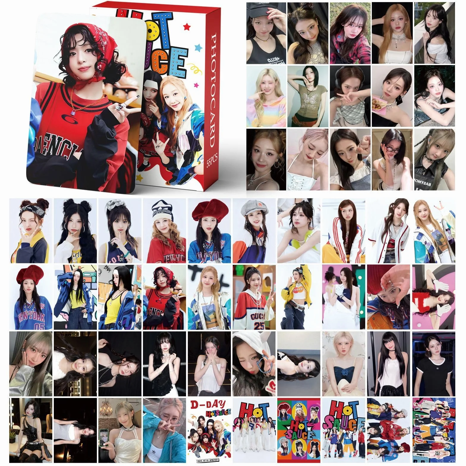 Set regalo per album choom, include 182 fototessere (110 fotocard, 72 mini adesivi), 100 adesivi per album, 1 cordino, 1 porta carte