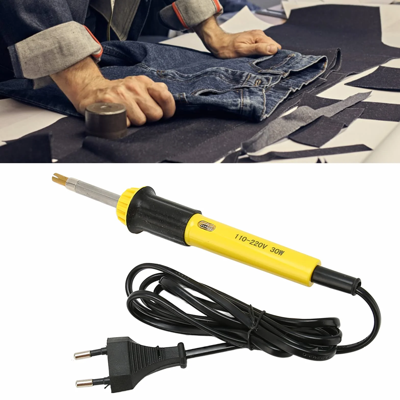 Hotfix Applicatore di Strass Professionale 30W Ferro per Fissaggio a Caldo Fai-Da-Te