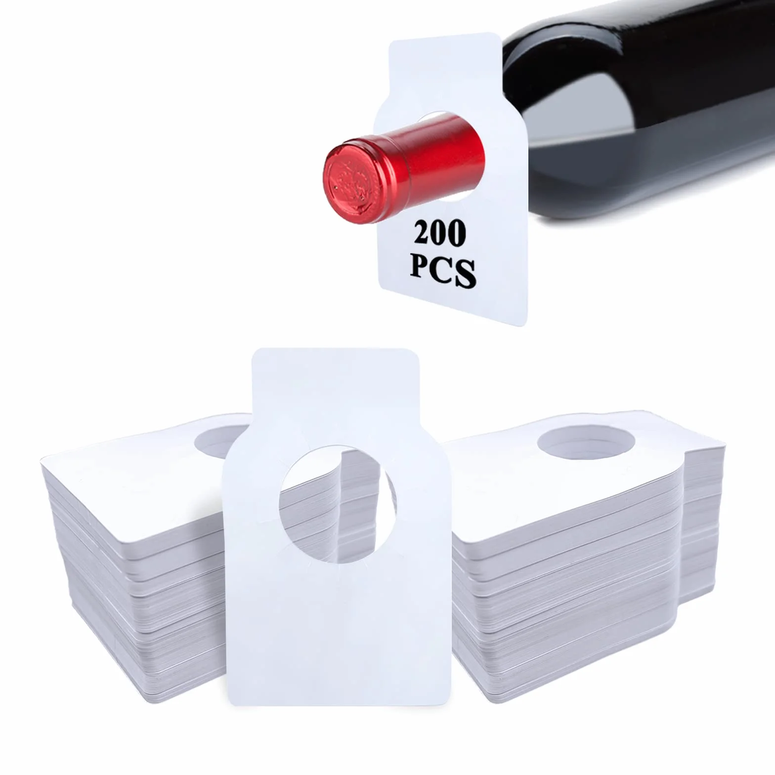 200 Pezzi Etichette per Bottiglie, Etichette per Bottiglie di Cantina, Etichette di Vino Etichettatrice, per Cantina/Appassionato di Vino/Collezionista