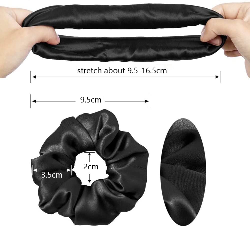 Mulberry Silk Skinny Hair Scrunchies