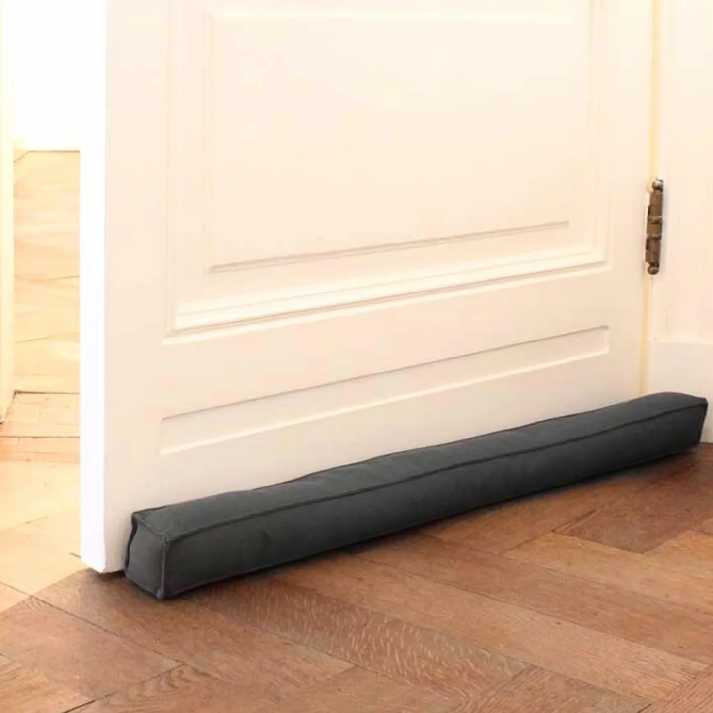 Rori Fermacorrente magnetico per porte 80 cm – Protezione porta – Guarnizione inferiore porta grigia – Fermavento contro correnti e rumore – Fermacorrente quadrato – Diverse misure e colori