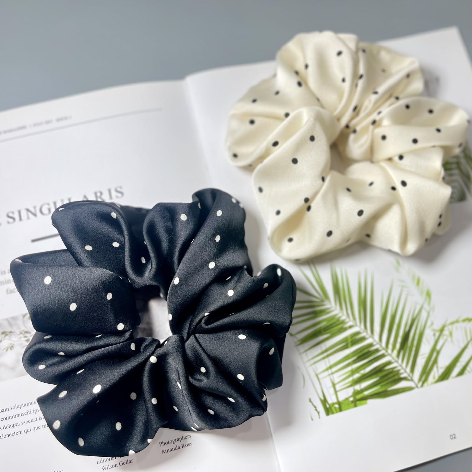 Elegant Oversized Satin Hair Scrunchie