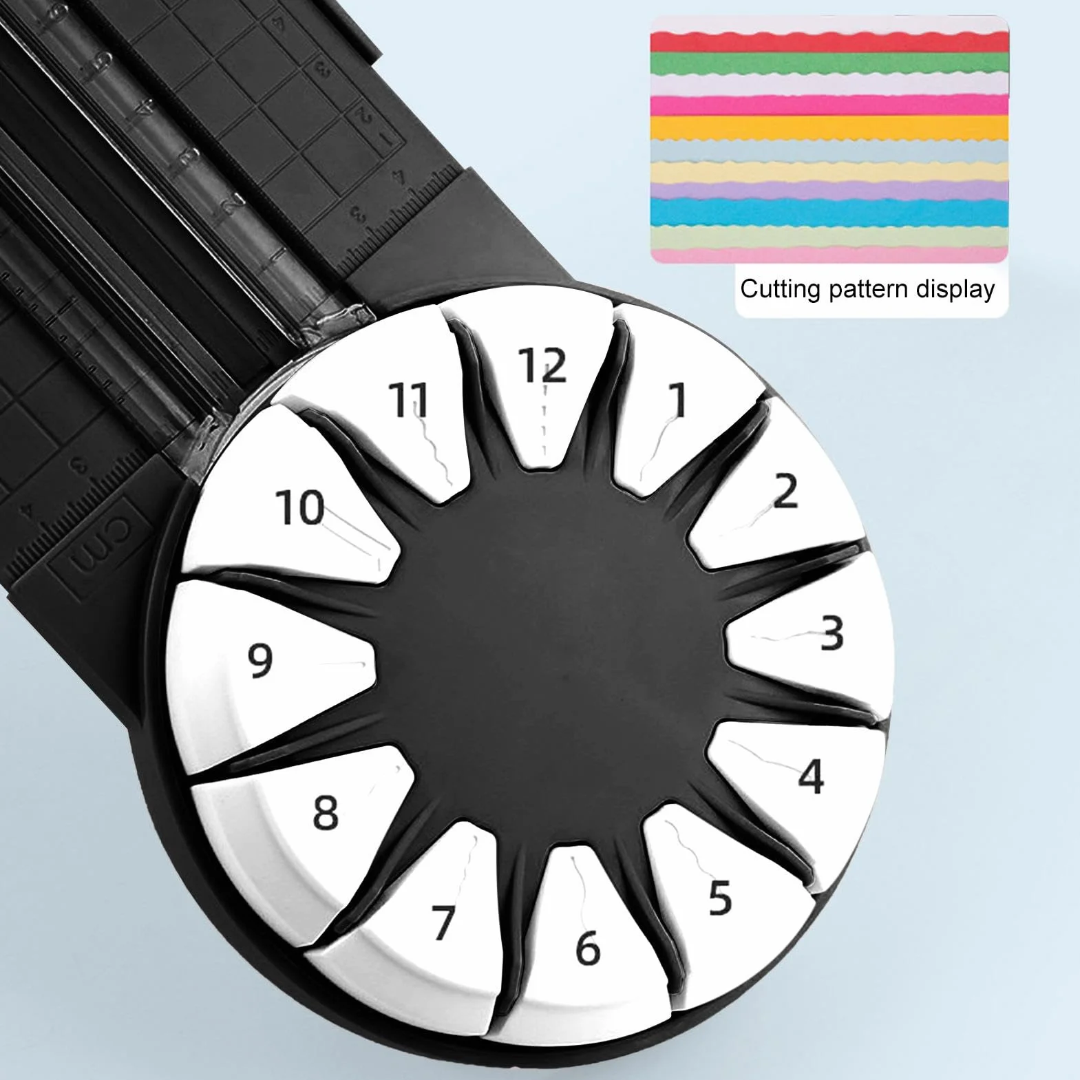 Taglierina per carta – Strumento per scrapbooking | Macchina per la lavorazione della carta stabile con misure | Taglierina efficiente per la creazione di biglietti e album di ritagli