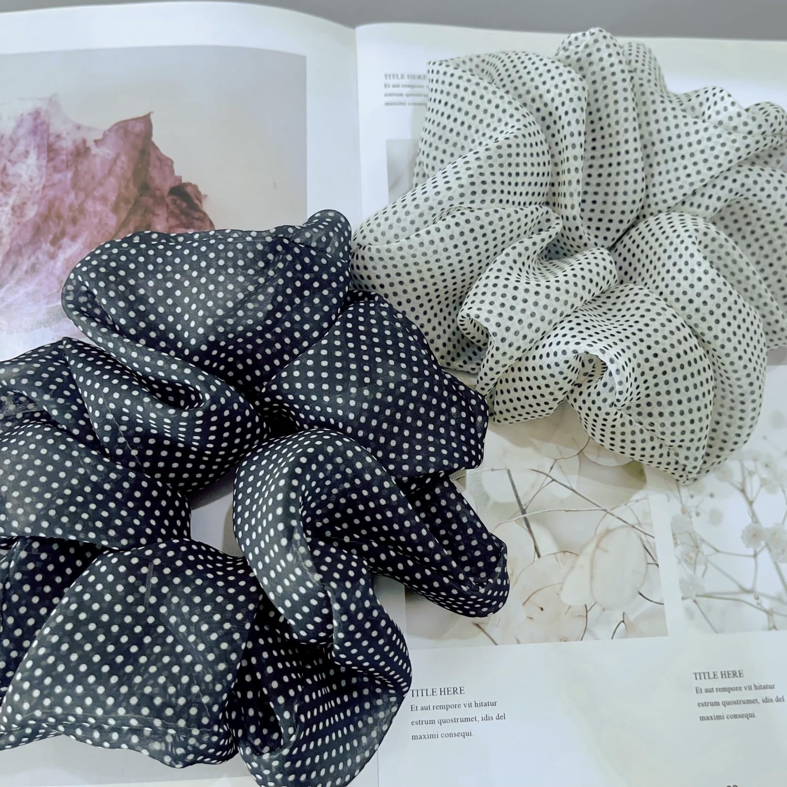 Elegant Oversized Satin Hair Scrunchie