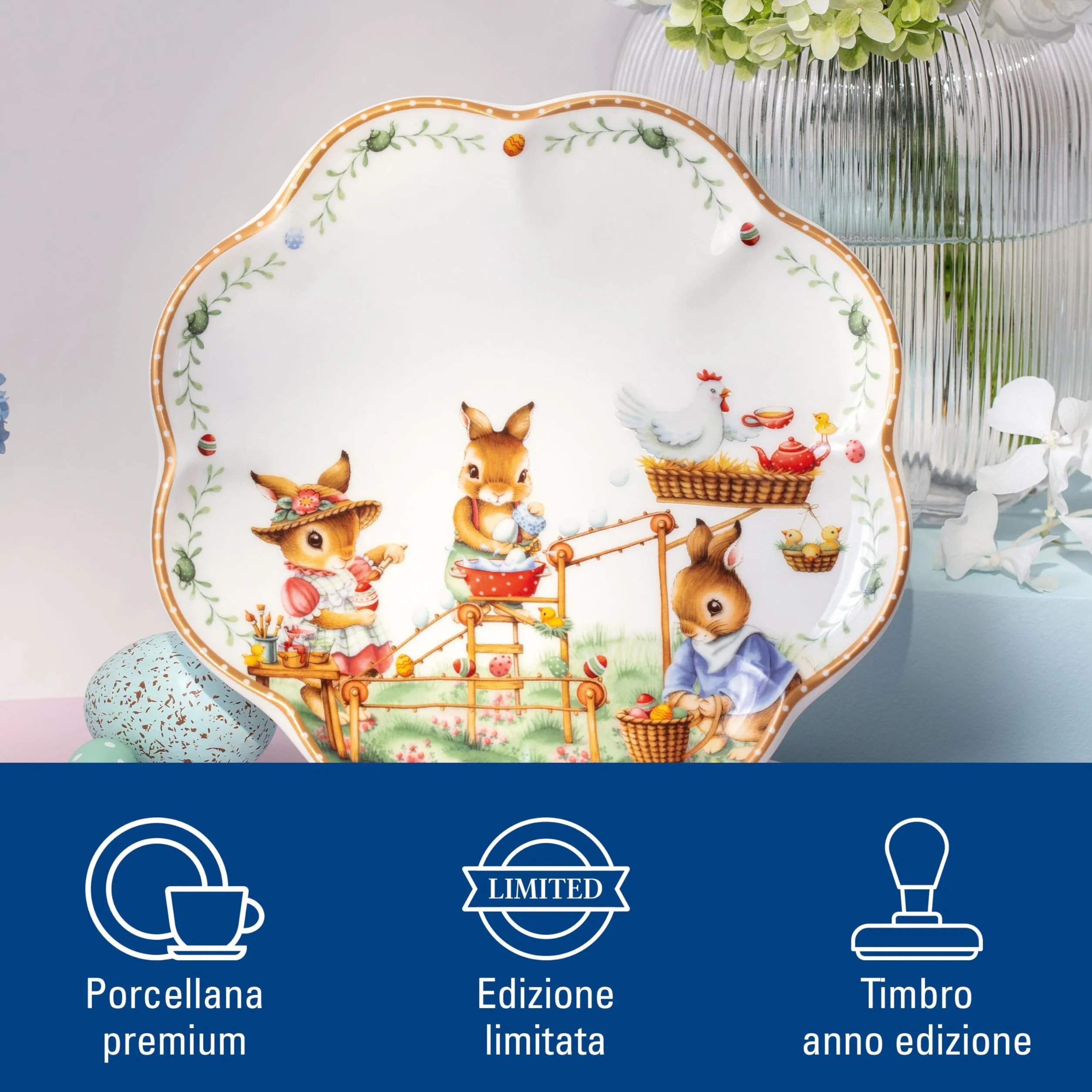 Villeroy & Boch Piatto Pasquale Edizione Annuale 2026 Porcellana Premium Collezione Limitata