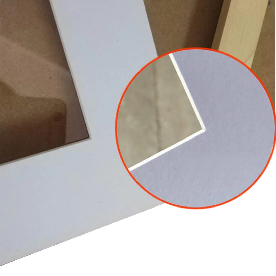 TUKA-i-AKUT 20x Passe-partout da A4 (per Foto da 20x30 cm), Senza Acidi e Resistente All'invecchiamento, Passepartout per Inquadrare Foto, Poster, Stampe d'arte, ecc. Bianco, TKD9100-A4-20x