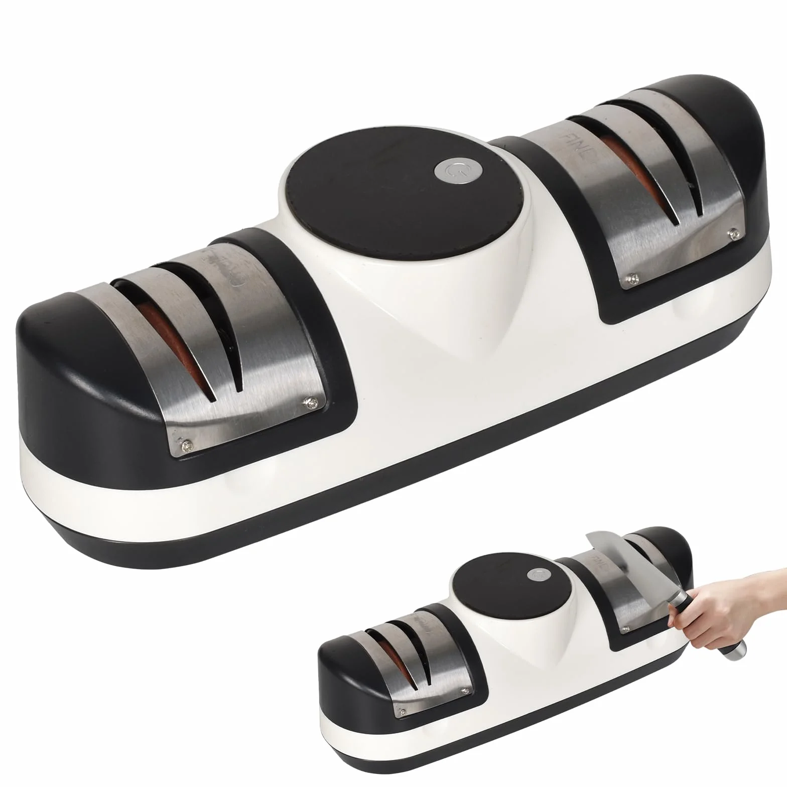 Colexy Affilacoltelli Elettrico Ricaricabile a 3 Velocità con Diamante e Ricarica USB