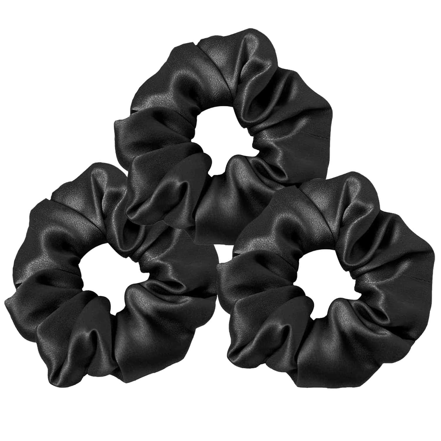 Mulberry Silk Skinny Hair Scrunchies