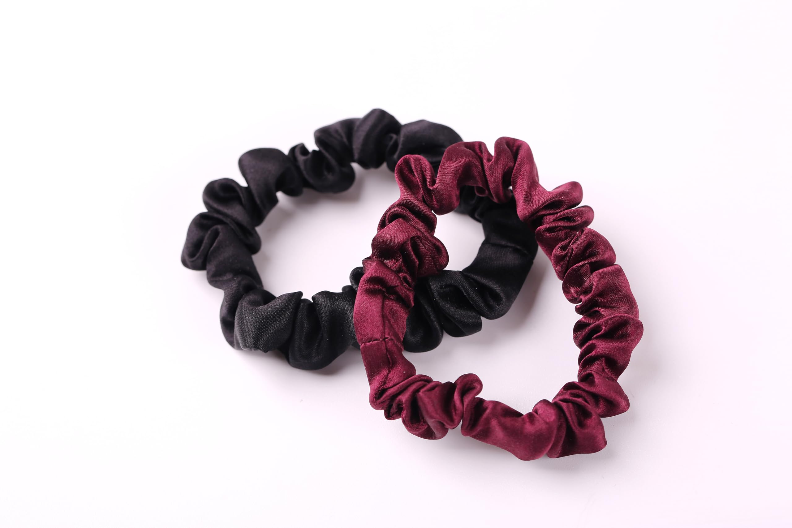 Elegant Mulberry Silk Hair Scrunchies
