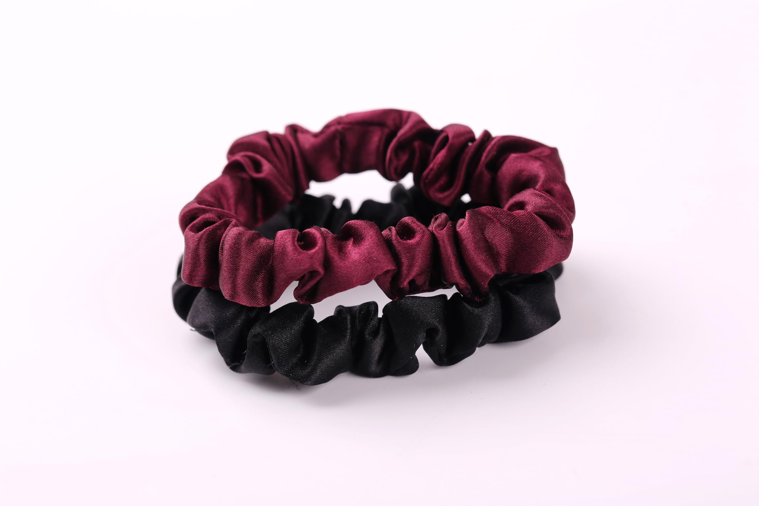 Elegant Mulberry Silk Hair Scrunchies