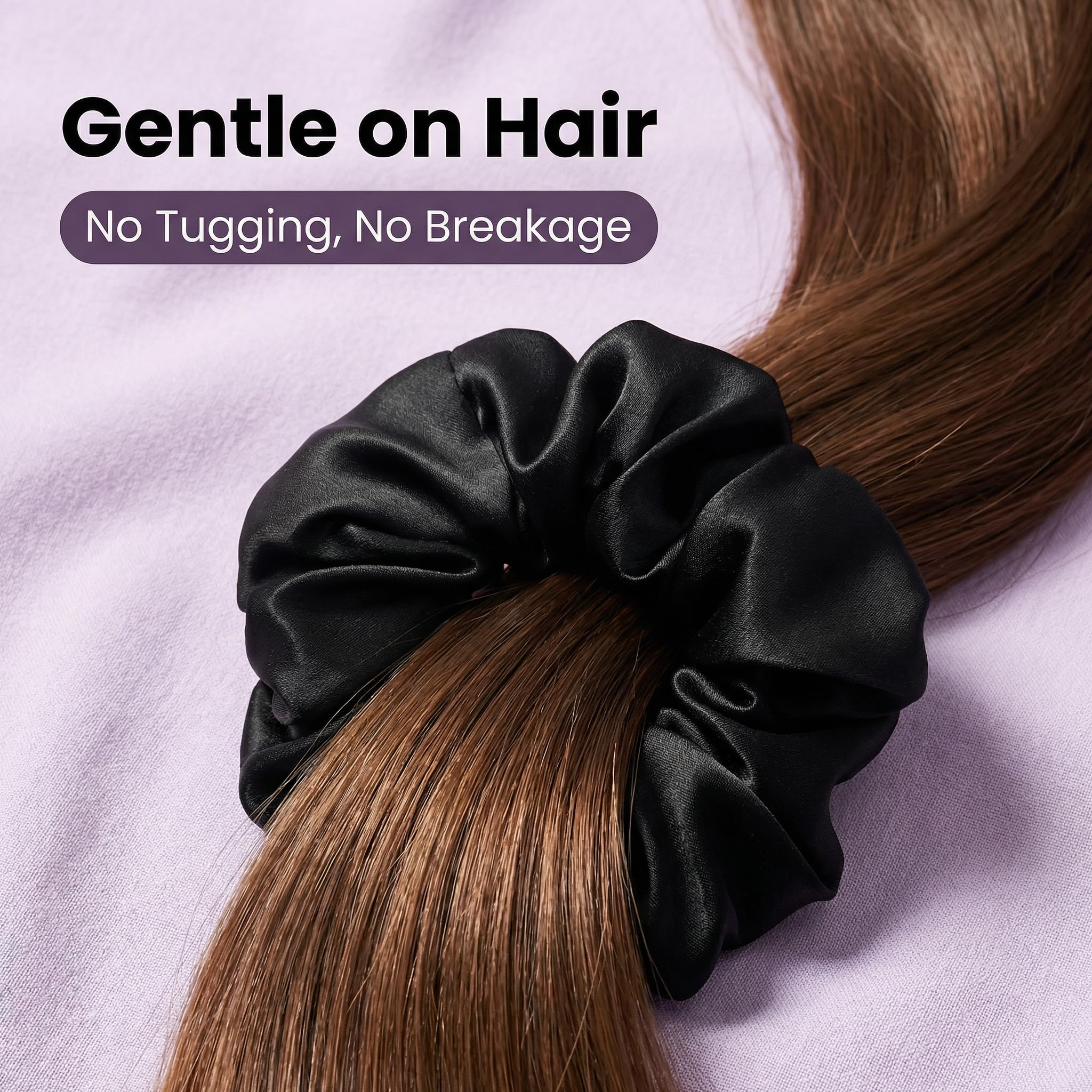 Mulberry Silk Skinny Hair Scrunchies