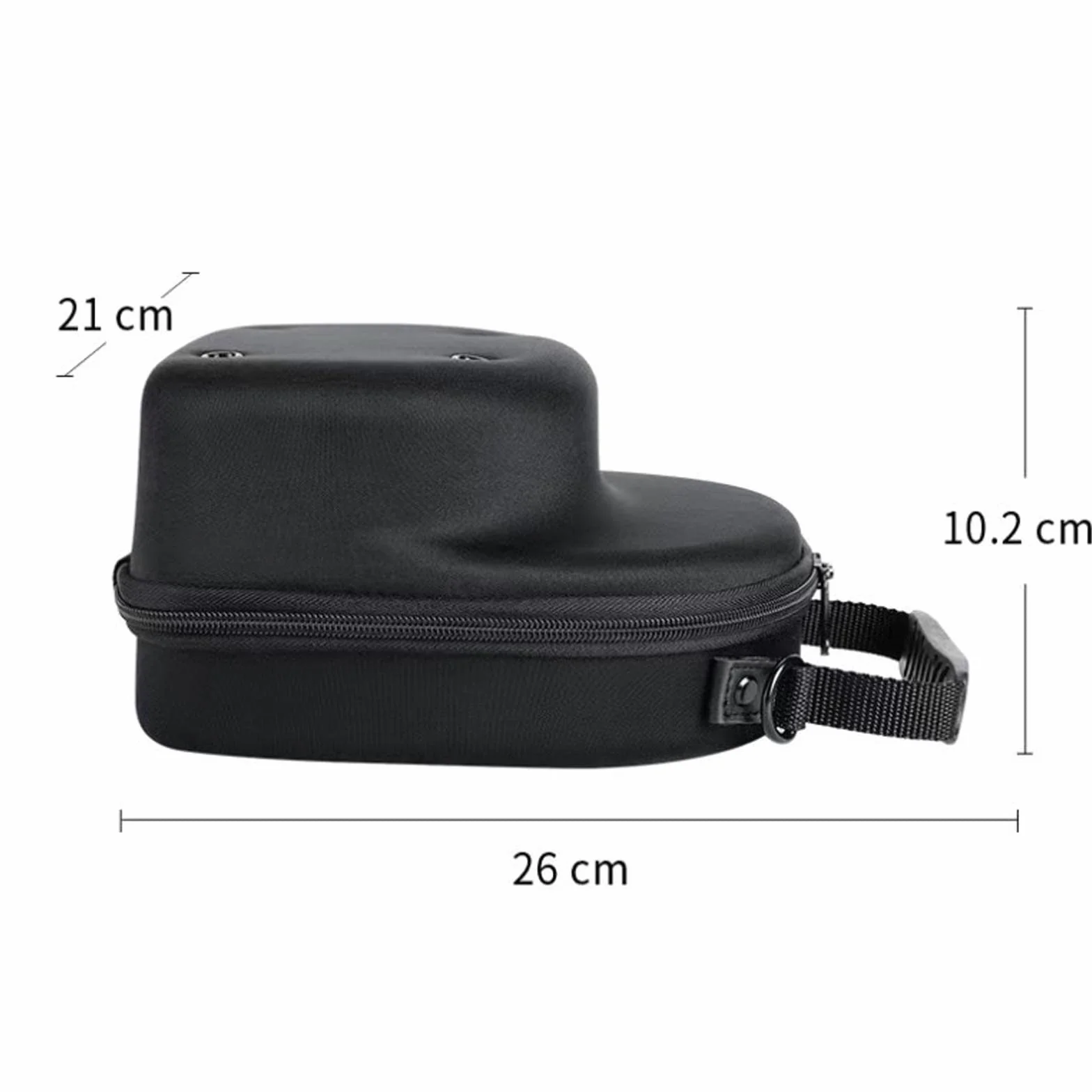 F Fityle Custodia per cappelli, organizer per cappelli rigidi, custodia per zaino, borsa per cappelli da baseball, con manico, custodia da viaggio per, Nero