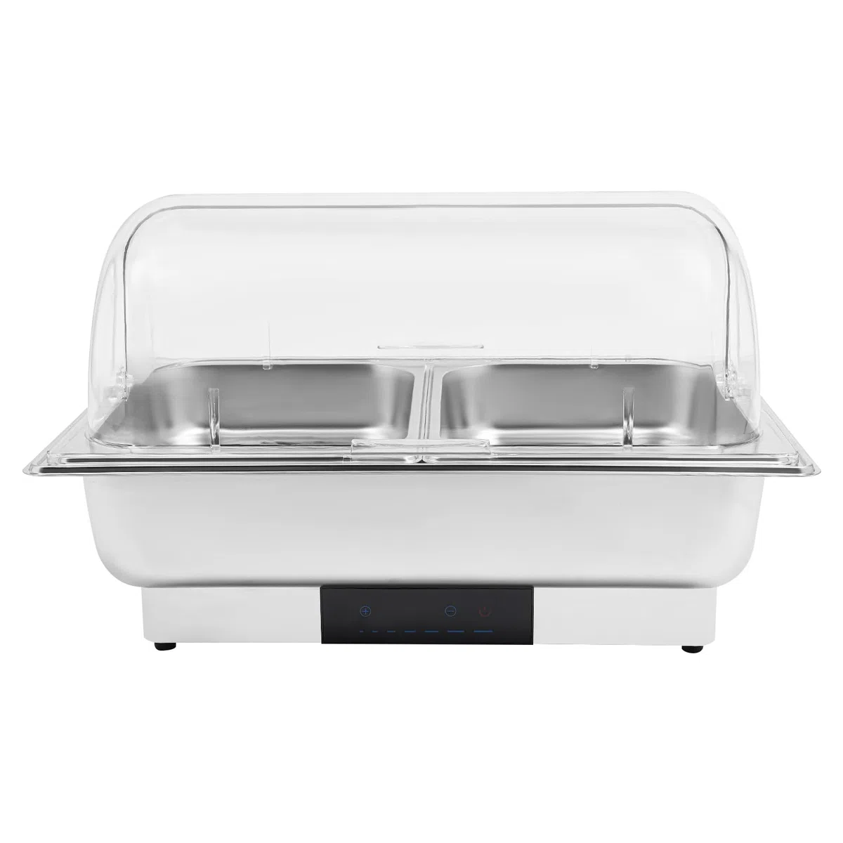 Set di piatti Chafer for catering con rotolo elettrico ribaltabile | Scaldavivande con controllo della temperatura for ristoranti, riunioni di famiglia, hotel, matrimoni(Three)