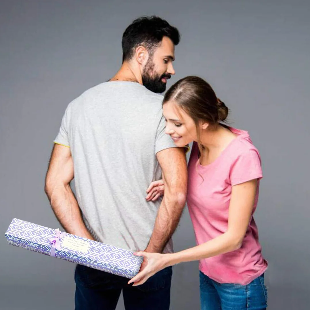 SCENTORINI Carta Profumata per Cassetti, Aroma di Lavanda, per Cassetti Fodere per Armadi per Profumare i Vestiti e Decorare i Mobili，6 Fogli