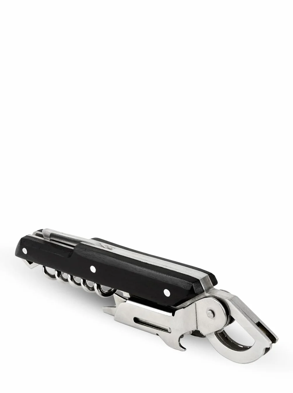 Peugeot Noir Clavelin Cavatappi per Sommelier, Acciaio Inossidabile, Elementi decorativi in plastica nera