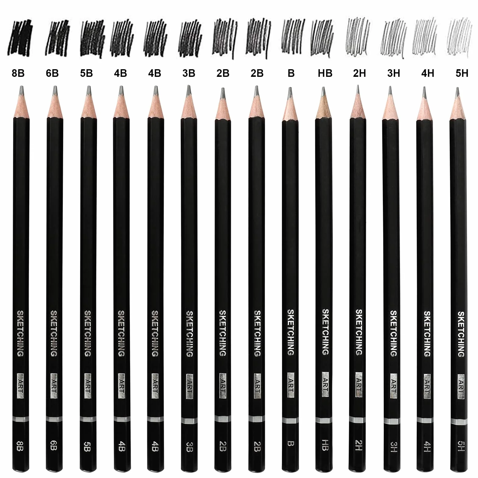 UCAMP Kit da disegno 35 pezzi con matite per artisti, set professionale con borsa per principianti