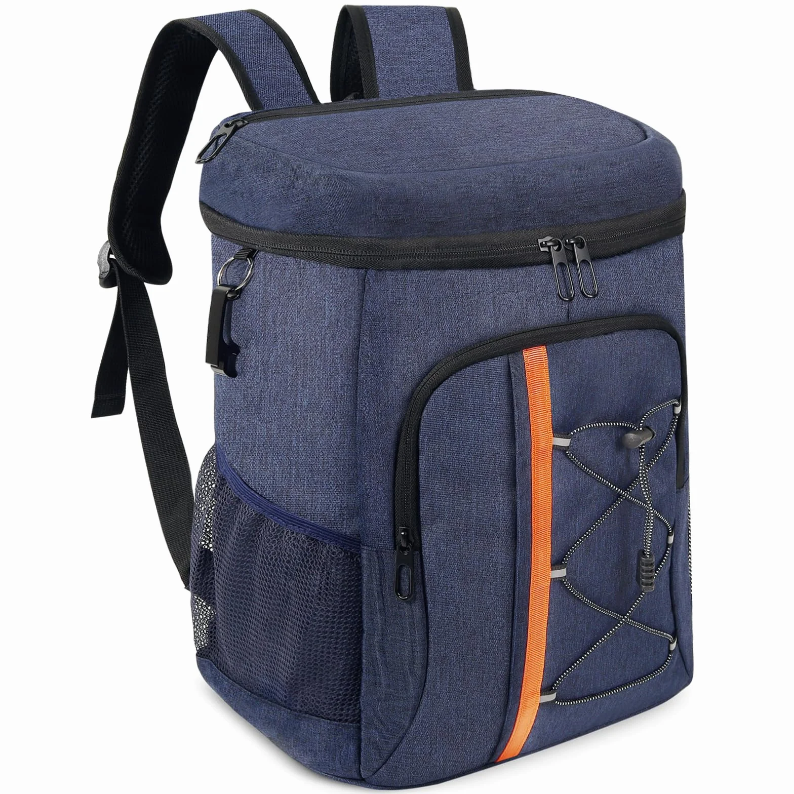 Borsa termica 28 l, zaino frigo grande, borsa frigo pieghevole, per viaggi e picnic
